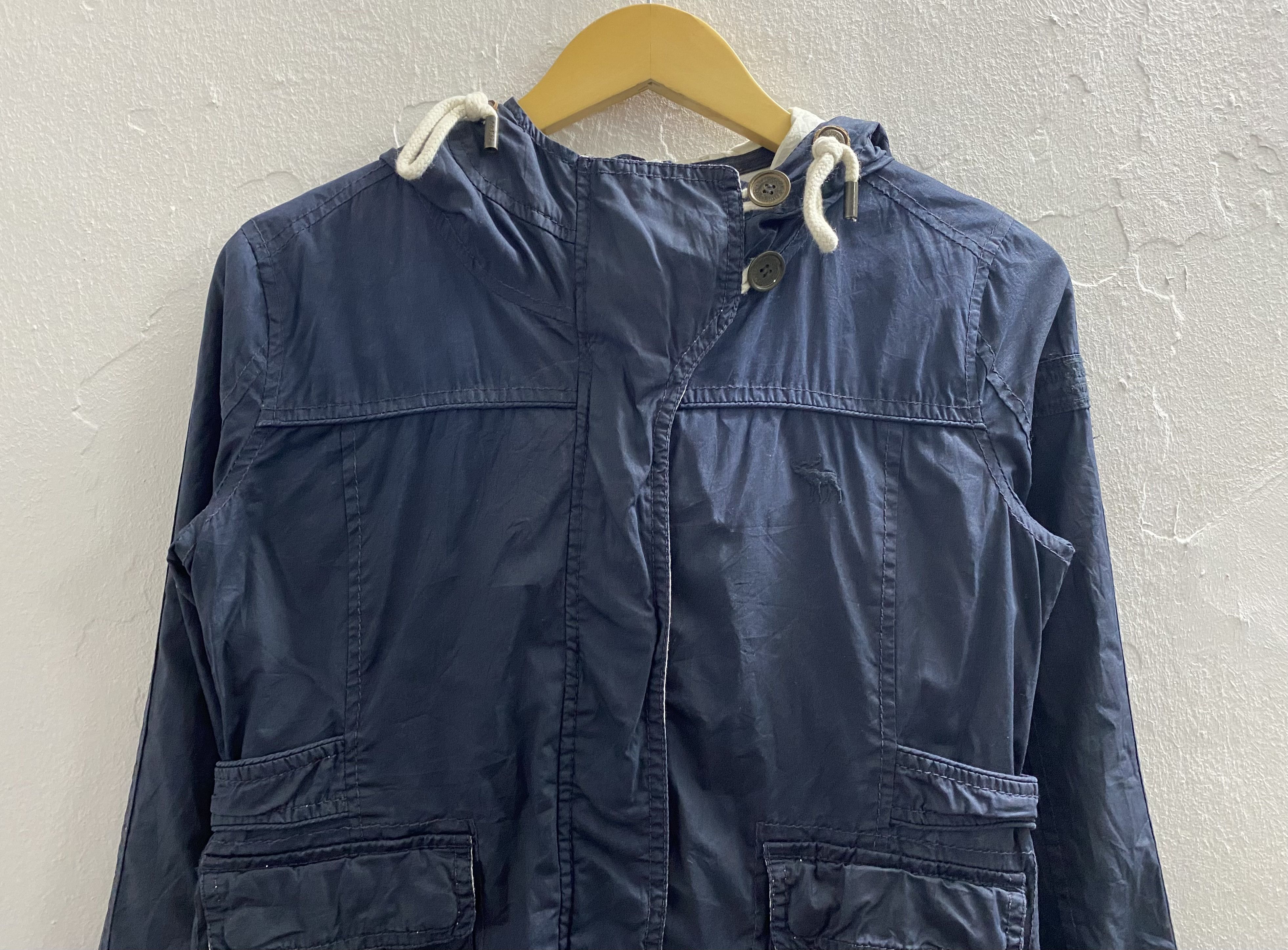 Abercrombie & Fitch Abercrombie&Fitch Military Gorpcore Utility Jacket Navy Blue Size S / US 4 / IT 40 - 3 Thumbnail