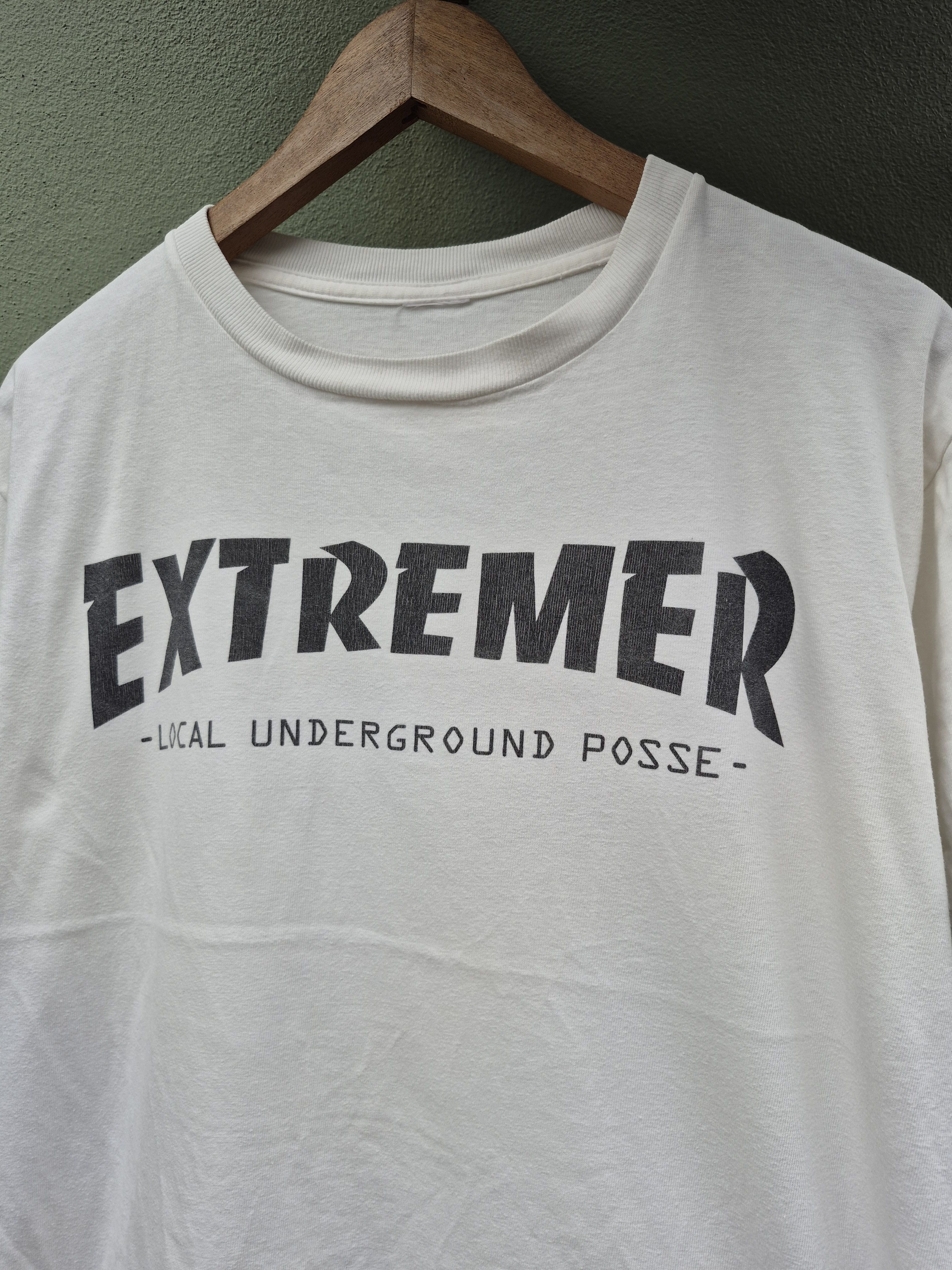 Japanese Brand 🔥 Extremer Local Underground Posse Skate Streetwear Tee Size US M / EU 48-50 / 2 - 2 Thumbnail