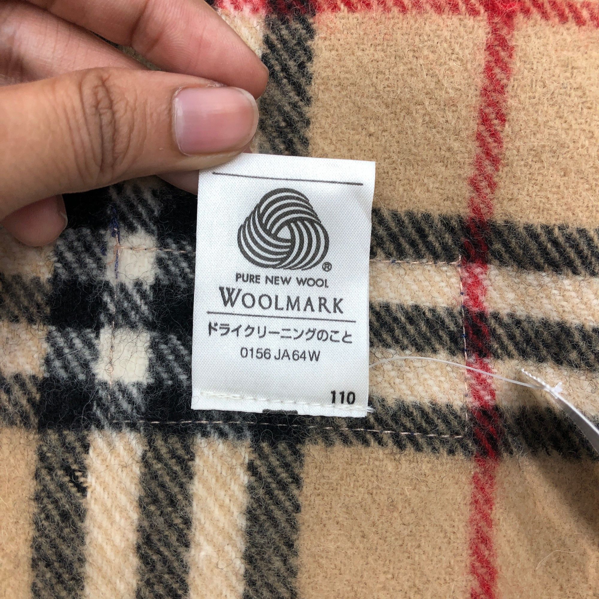 Burberry Vintage Burberrys Scarf Muffler Wool Stole Shawls Scarves Size ONE SIZE - 7 Thumbnail