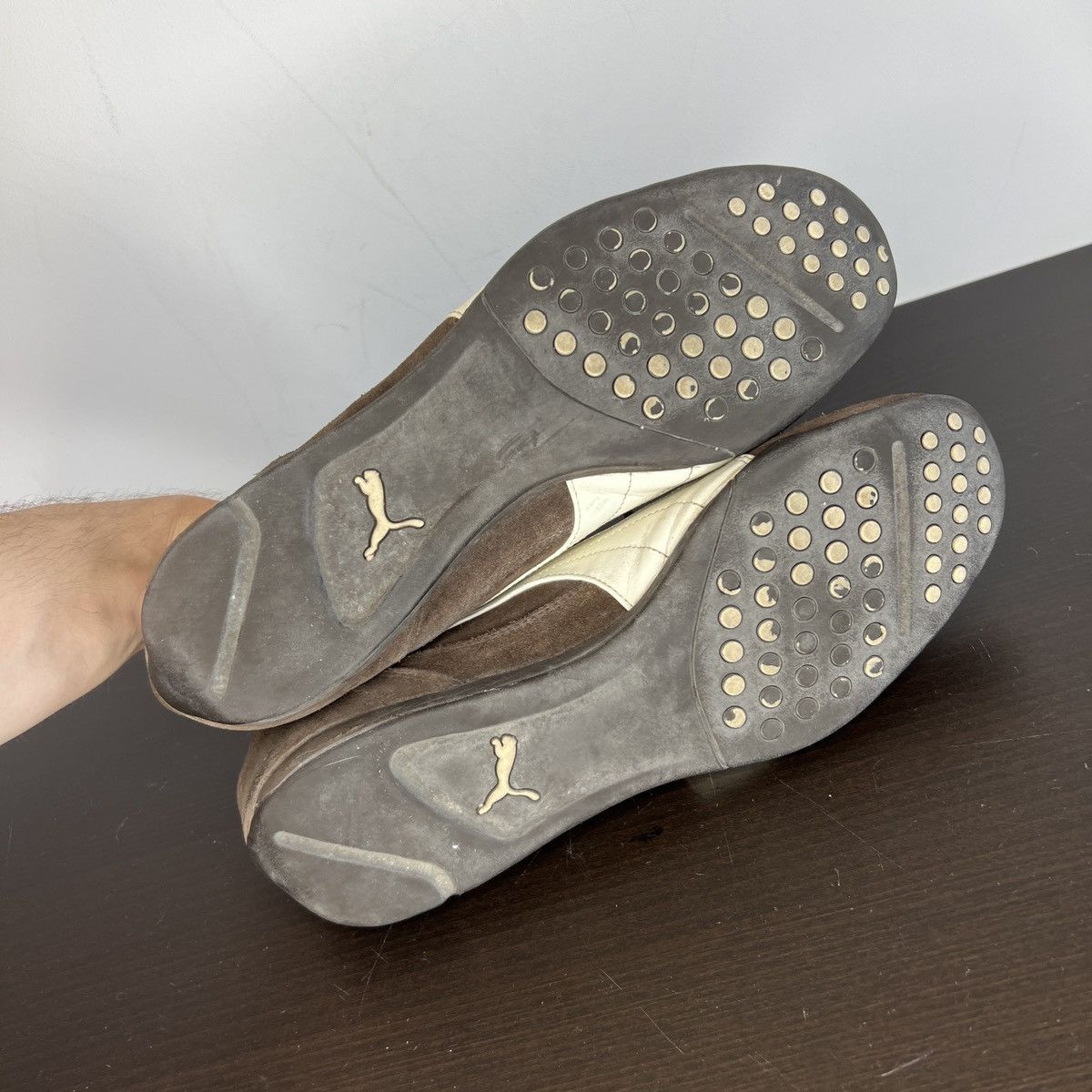 Puma Y2K Puma Speedcat Low Top Brown Suede Leather Sneakers Size US 11.5 / EU 44-45 - 7 Thumbnail