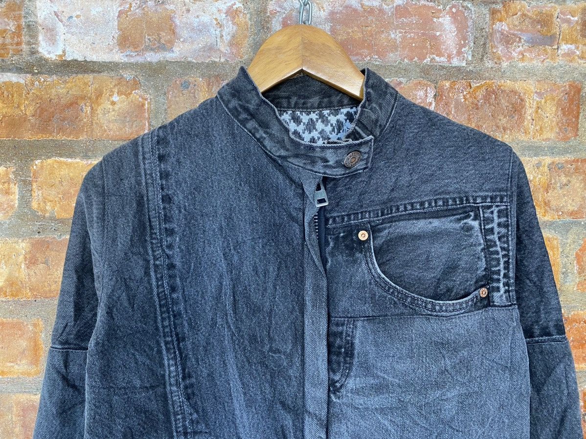 Japanese Brand × Nepenthes × Yasuyuki Ishii Vtg Cut and Rebuild Levis Ink Japan Waldes Zipper Size US XS / EU 42 / 0 - 3 Thumbnail