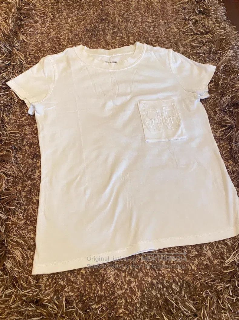 Hermes Hermes Printed short sleeve T-shirt top Size XS / US 0-2 / IT 36-38 - 6 Thumbnail