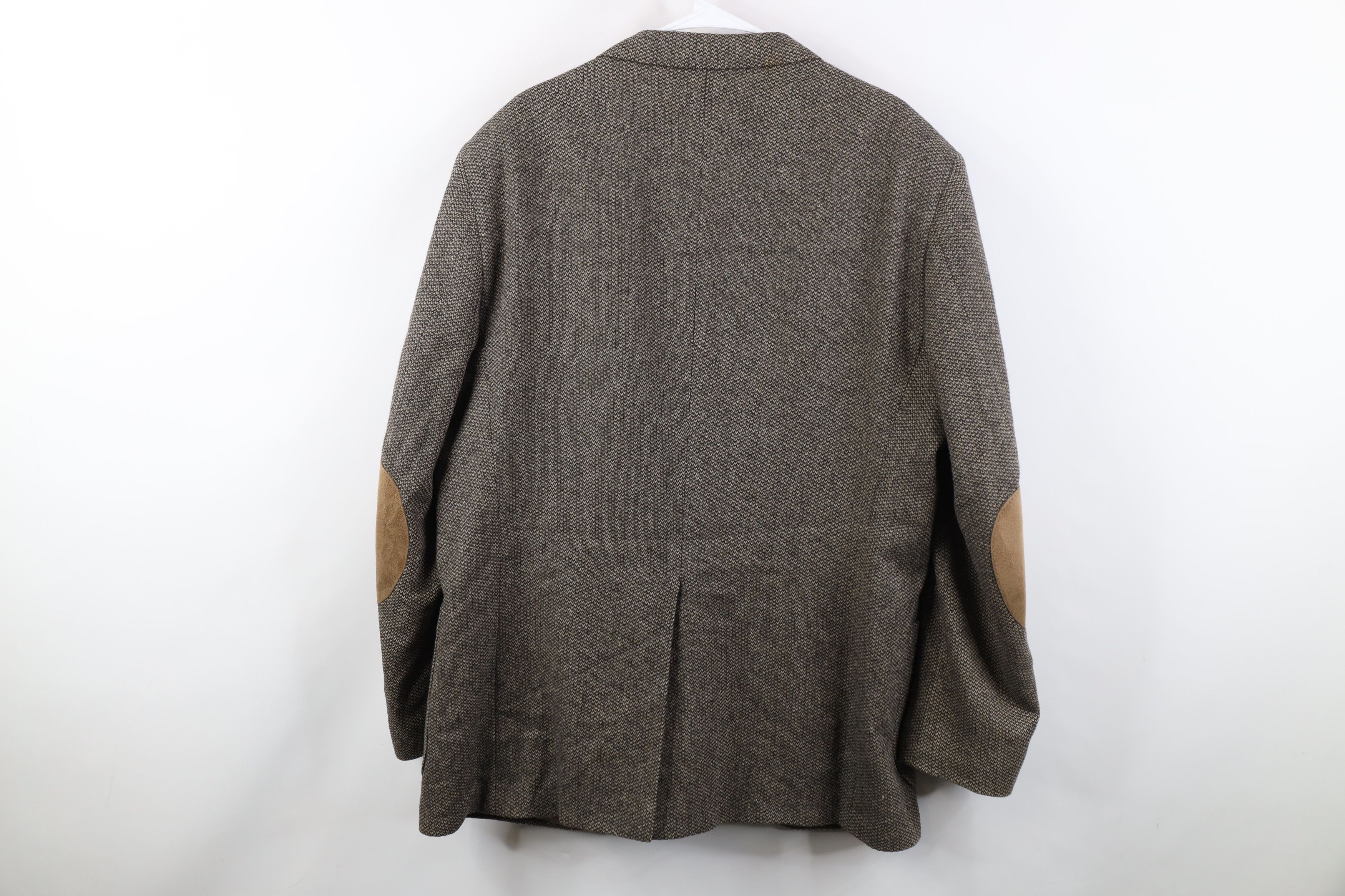 Vintage Vintage 90s Suede Leather Elbow Patch Blazer Suit Jacket USA Size US XXL / EU 58 / 5 - 16 Thumbnail