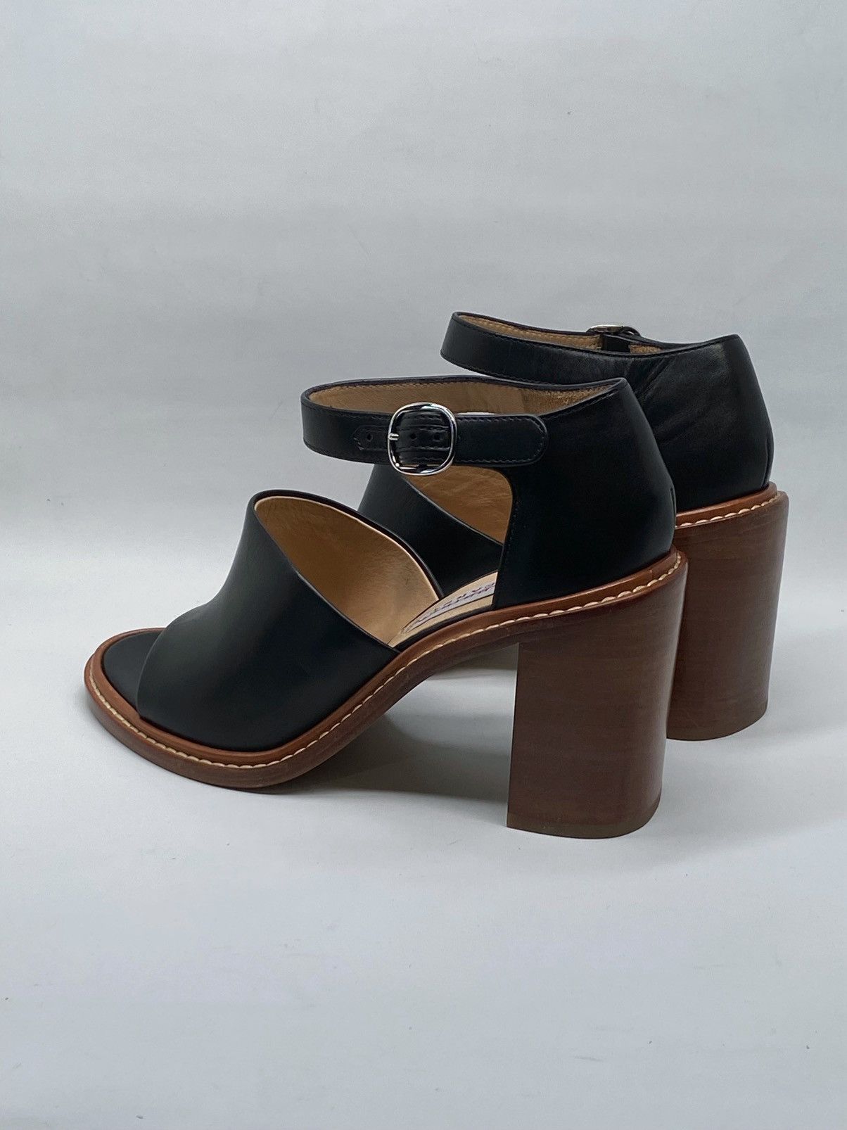 Gabriela Hearst Gabriela Hearst Beau Leather Ankle-Strap Sandals size 36 Size US 6 / IT 36 - 5 Thumbnail