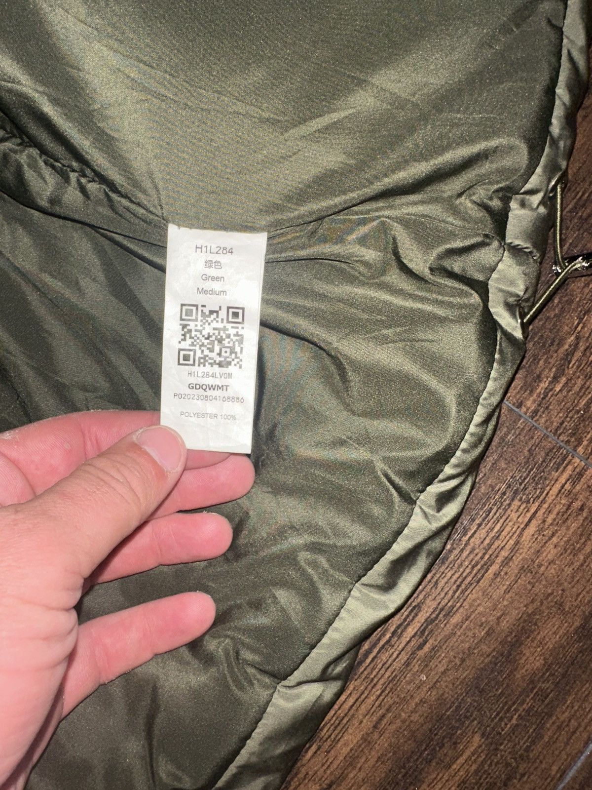 IDK green quilted puffer vest Size US M / EU 48-50 / 2 - 5 Thumbnail