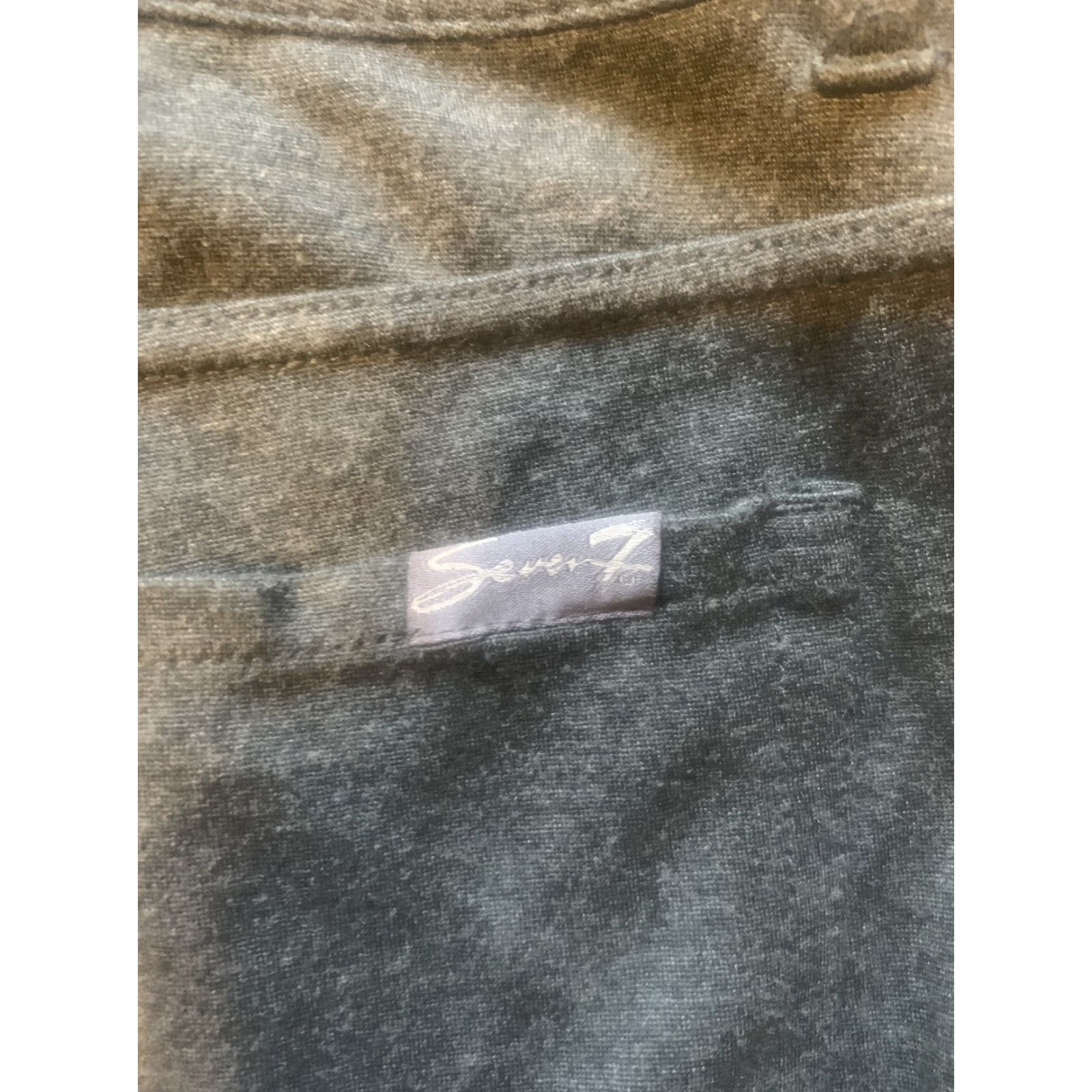 Vintage Seven7 Pants Gray Jegging All Mankind Size 4 Skinny Women's Regular XS-XL? Size 27" / US 4 / IT 40 - 4 Thumbnail