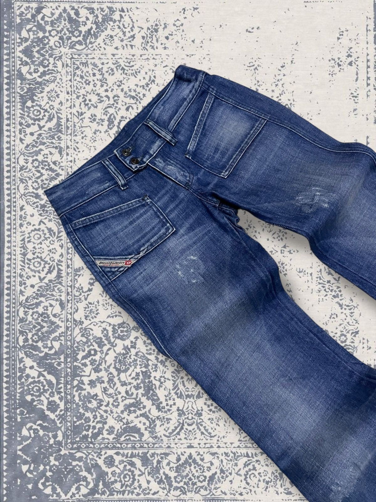 Designer × Diesel × Vintage Vintage Designer Diesel Industry Denim Flared Division Size US 26 / EU 42 - 8 Thumbnail