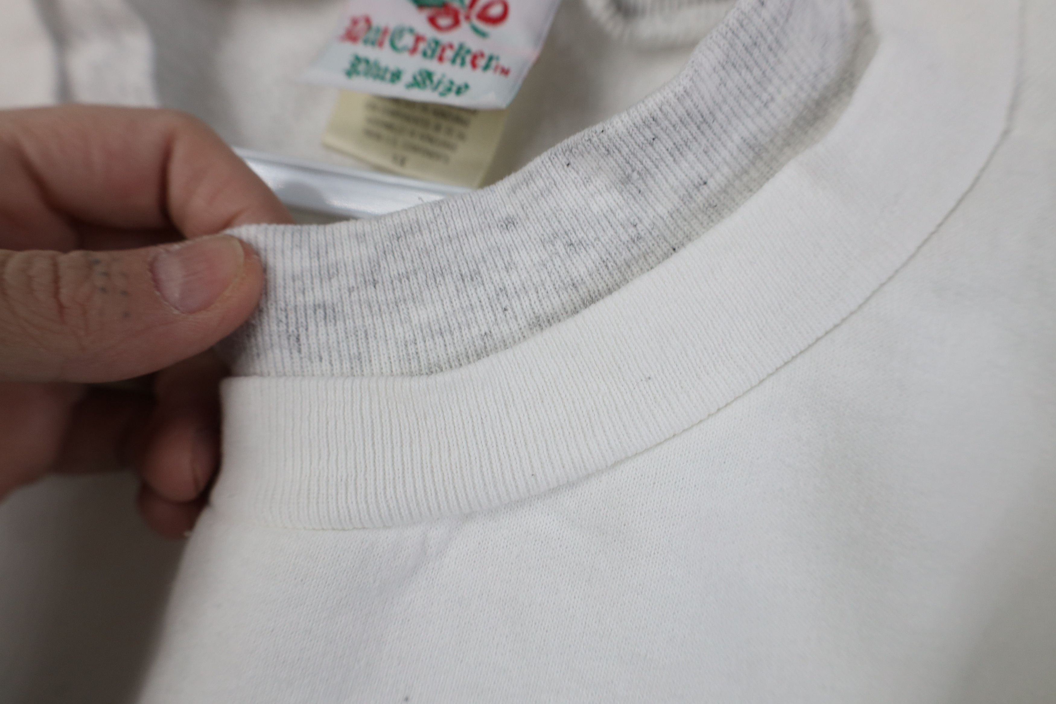 Vintage Vintage 90s Streetwear Winter Snowflakes Sweatshirt White Size XL / US 12-14 / IT 48-50 - 7 Thumbnail