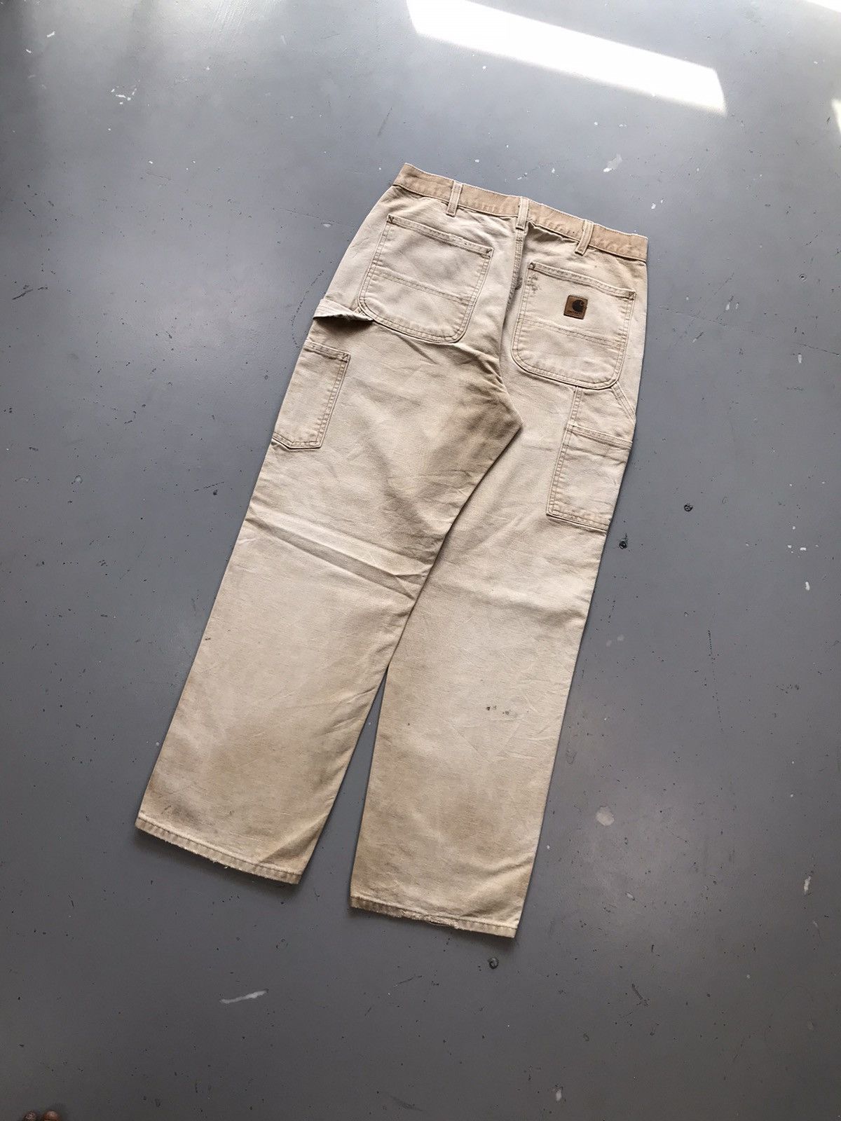 Carhartt × Vintage Vintage sunfade Carhartt b11 BRN carpenter denim Size US 30 / EU 46 - 8 Thumbnail