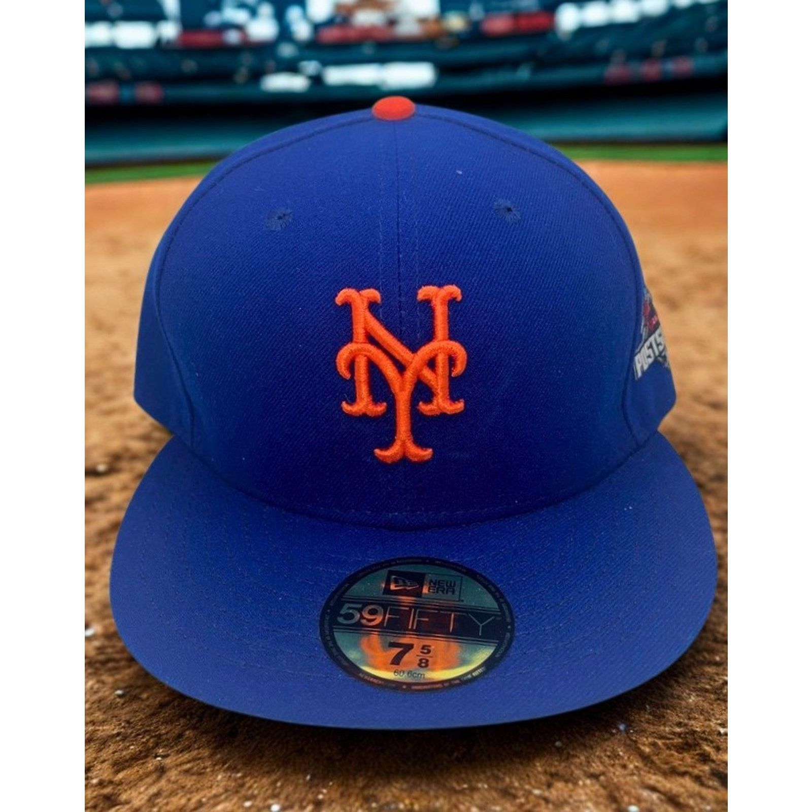 New Era New York Mets 2015 MLB Postseason Fitted Hat 7 5/8 New Era Size ONE SIZE - 13 Thumbnail