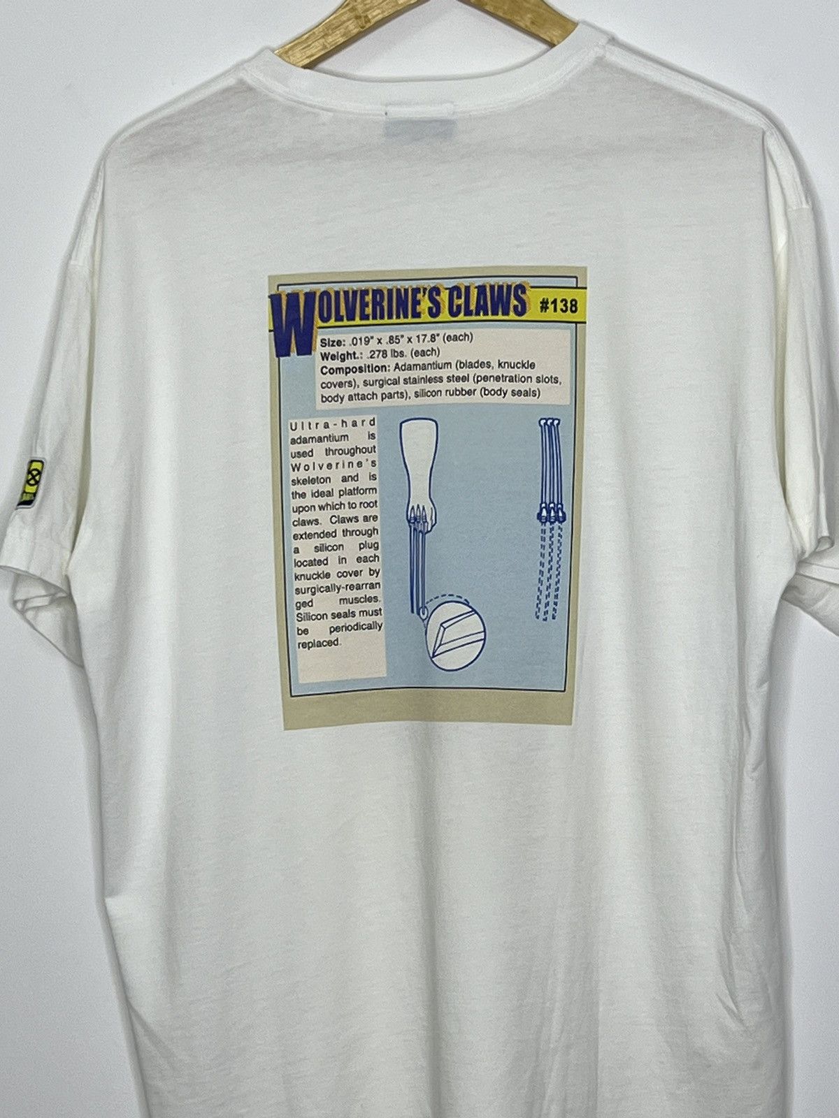 Kith × Vintage Kith x Marvel X-Men Wolverine Card Vintage Tee