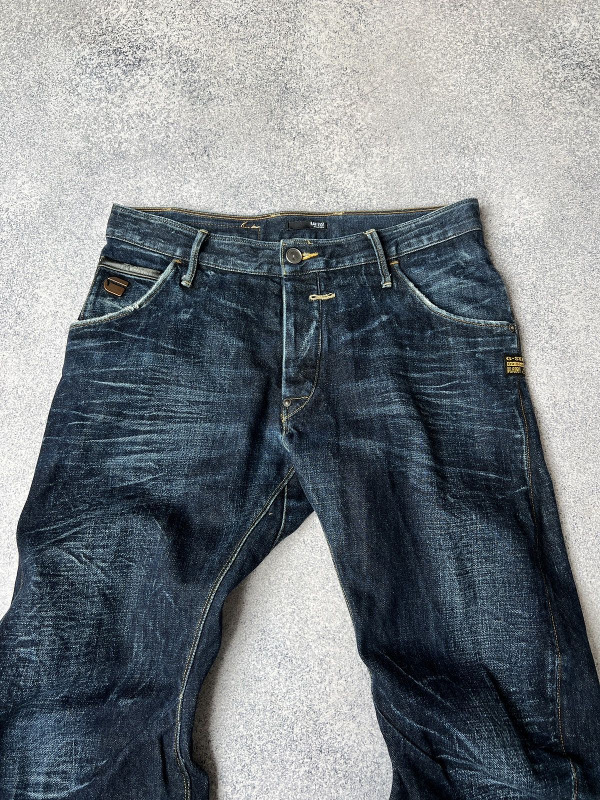 G-Star × Vintage Vintage G-Star Raw Denim Jeans Size US 33 - 4 Thumbnail