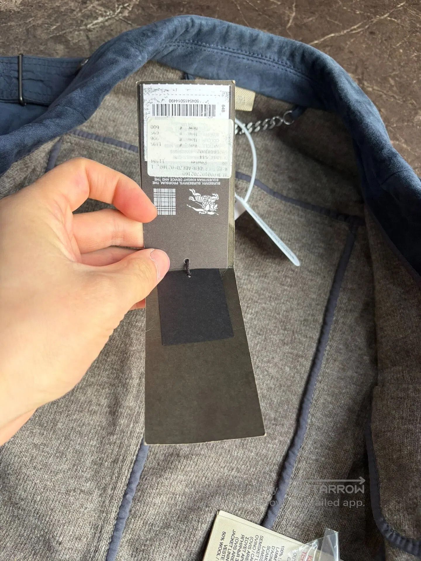 Burberry Burberry Women's Slim Lambskin Jacket. Size XS / US 0-2 / IT 36-38 - 5 Thumbnail