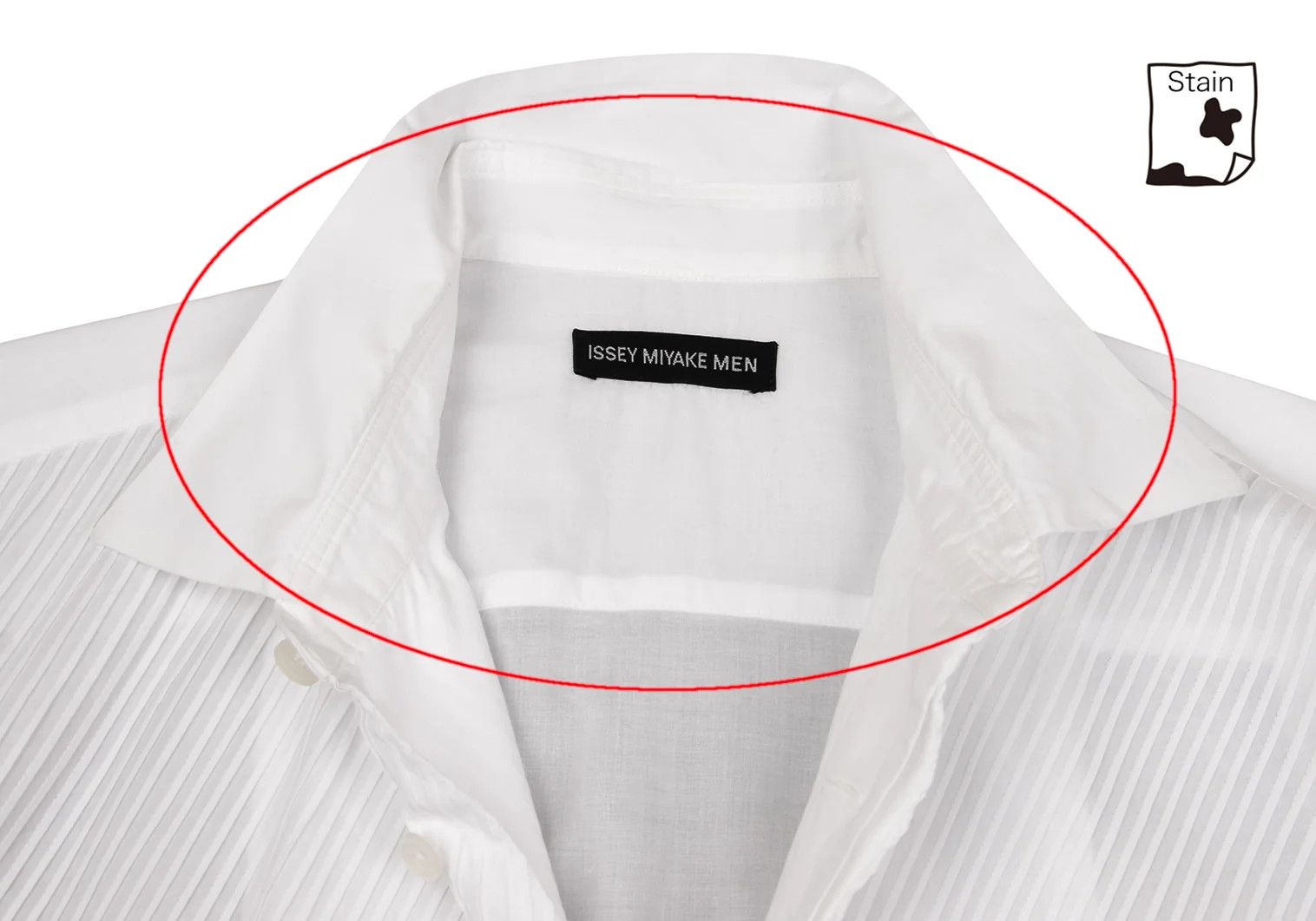 Issey Miyake Front Bias Pleats Design Long Sleeve Shirt in White Size US S / EU 44-46 / 1 - 4 Thumbnail