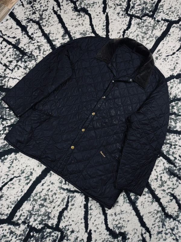 Barbour Barbour Quilted Down Jacket Black Logo XXL Size US XXL / EU 58 / 5 - 2 Thumbnail