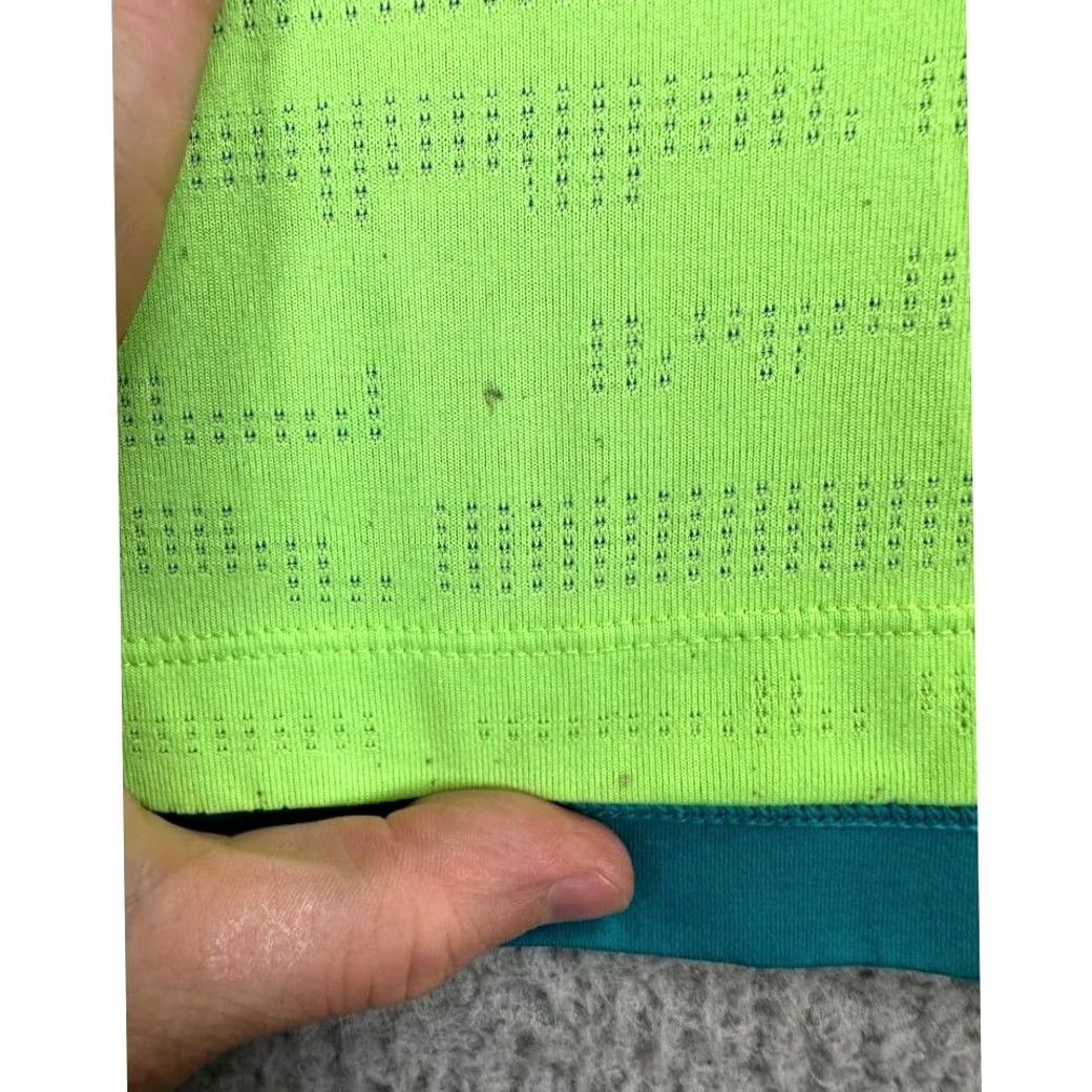 Under Armour Under Armour Heat Gear Golf Polo Shirt XL Green Blue Colorblock Rugby Mens Size US XL / EU 56 / 4 - 5 Thumbnail