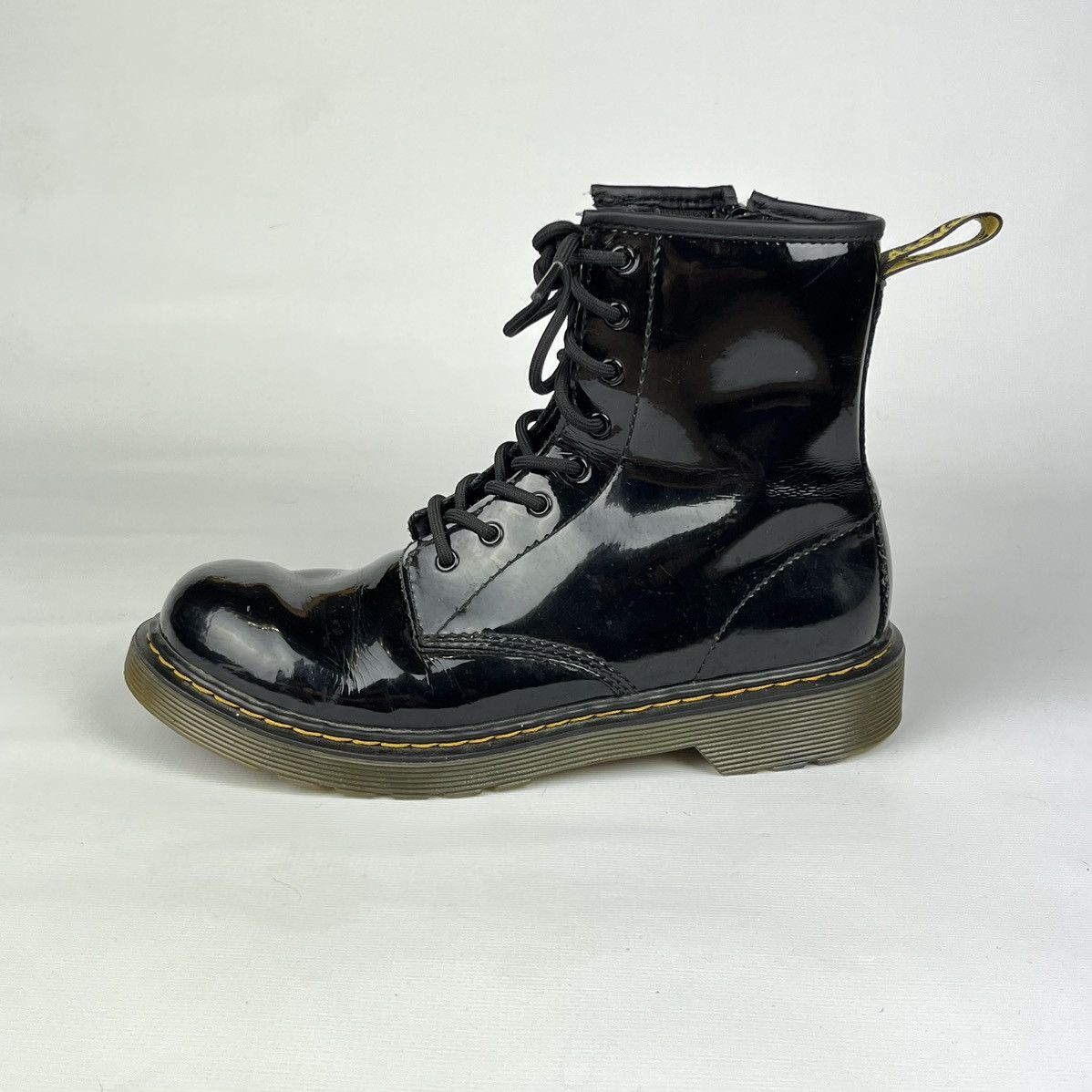 Dr. Martens Dr Martens 1460y hight Patent Smooth Leather Lamper Black Size US 5 / EU 37 - 12 Thumbnail