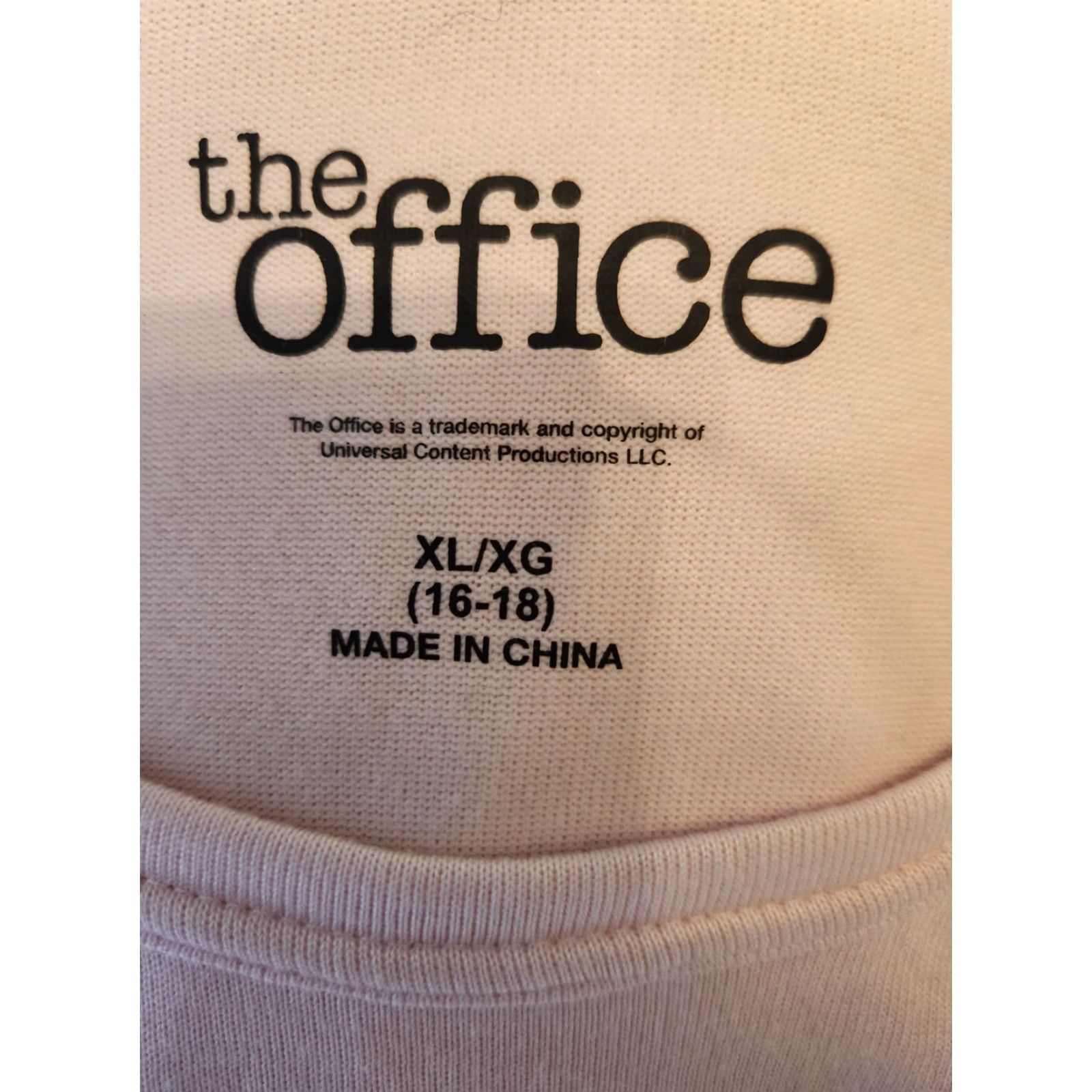 Vintage The Office Jim & Pam We Go Together Like PB&J Pale Pink Sweatshirt So Soft Sz XL Ladies Pullover Round Neck Long Sleeve Pink Size L / US 10 / IT 46 - 2 Thumbnail