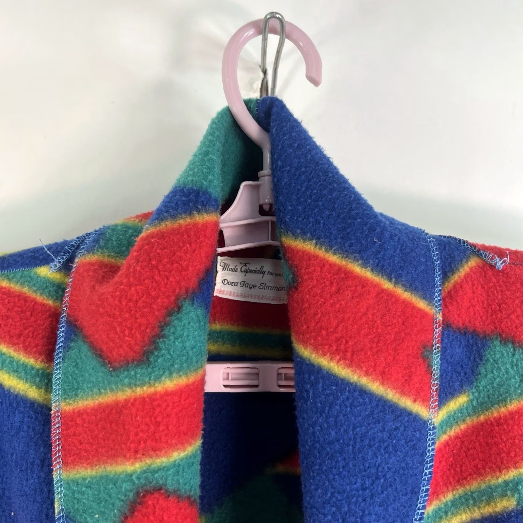 Simons VINTAGE Dora Faye Simmons Open Front Southwest Aztec Flannel Cardigan Womens XL Size XL / US 12-14 / IT 48-50 - 3 Thumbnail