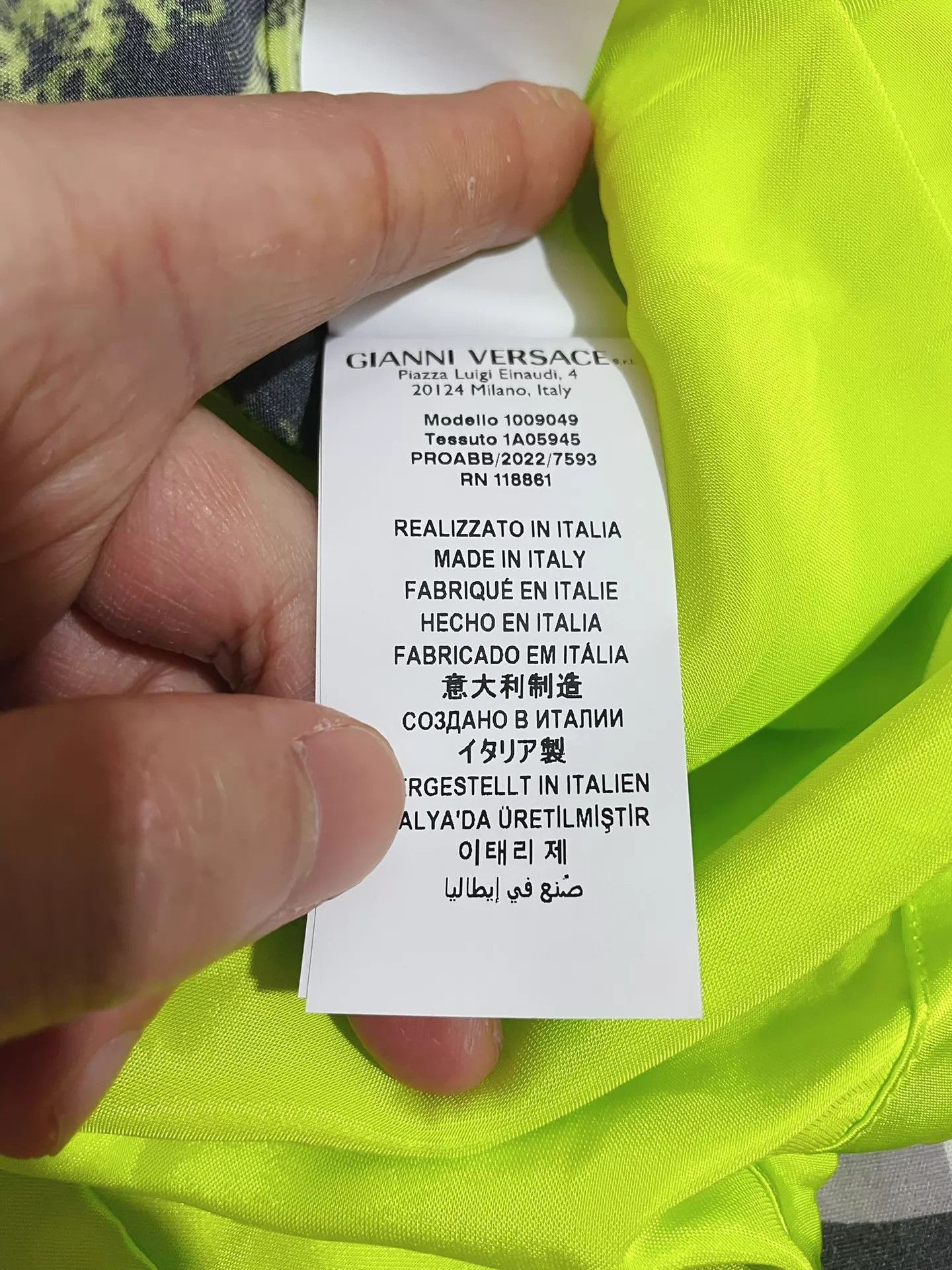 Versace Versace Main Line Anniversary Silk Short Sleeve T-Shirt Size US S / EU 44-46 / 1 - 8 Thumbnail