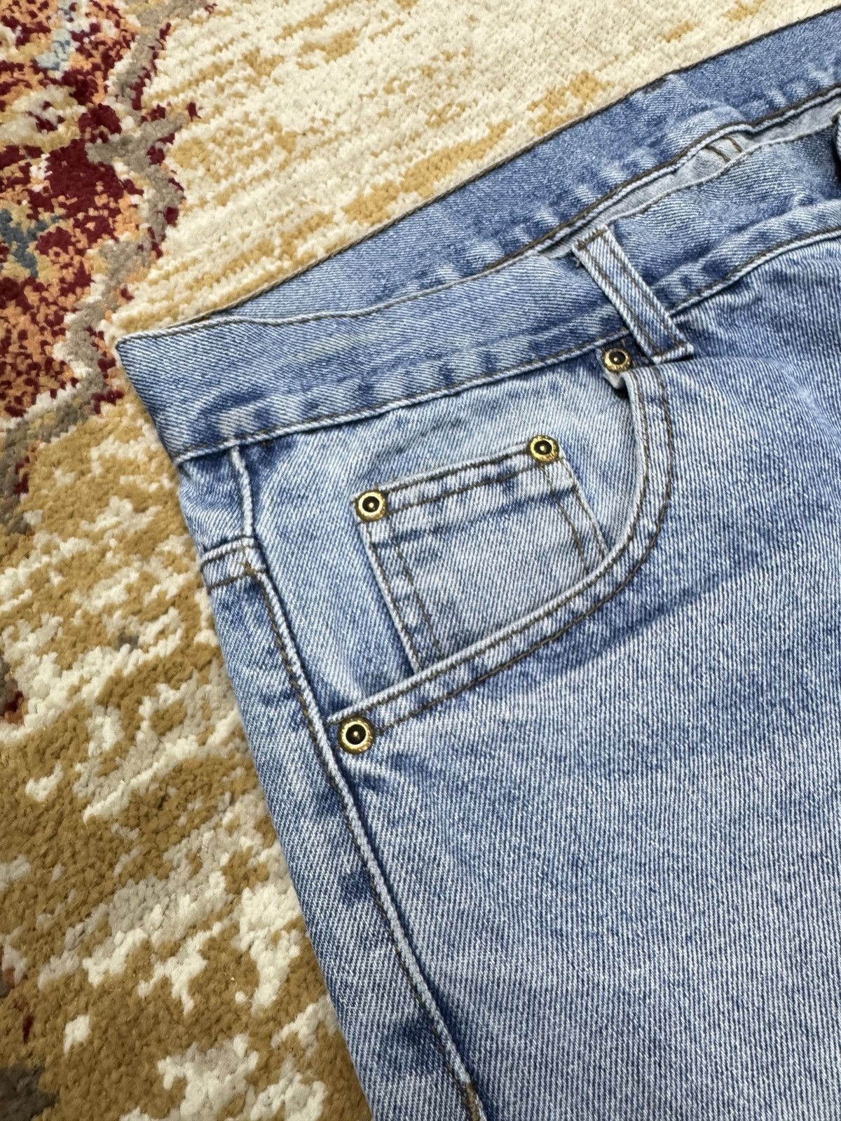 Vintage ᶠᵃⁿᶜʸᵍᵘʸ Vintage Baggy Washed Denim Jeans Wide leg Y2K Size US 36 / EU 52 - 5 Thumbnail