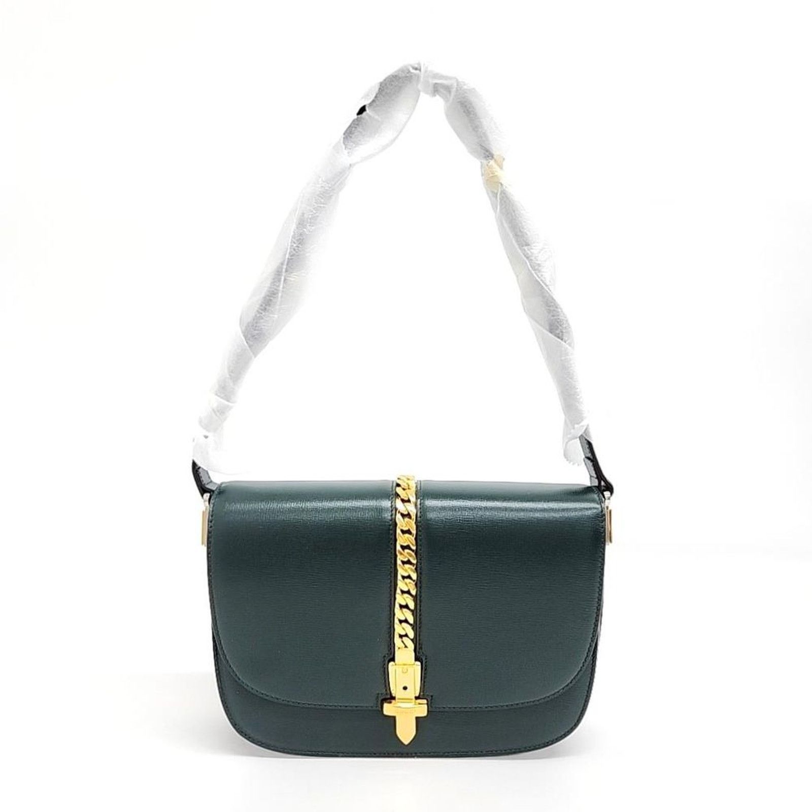 Gucci Sylvie 1969 Small Shoulder Bag (601067) (1958409) in Green, Women's