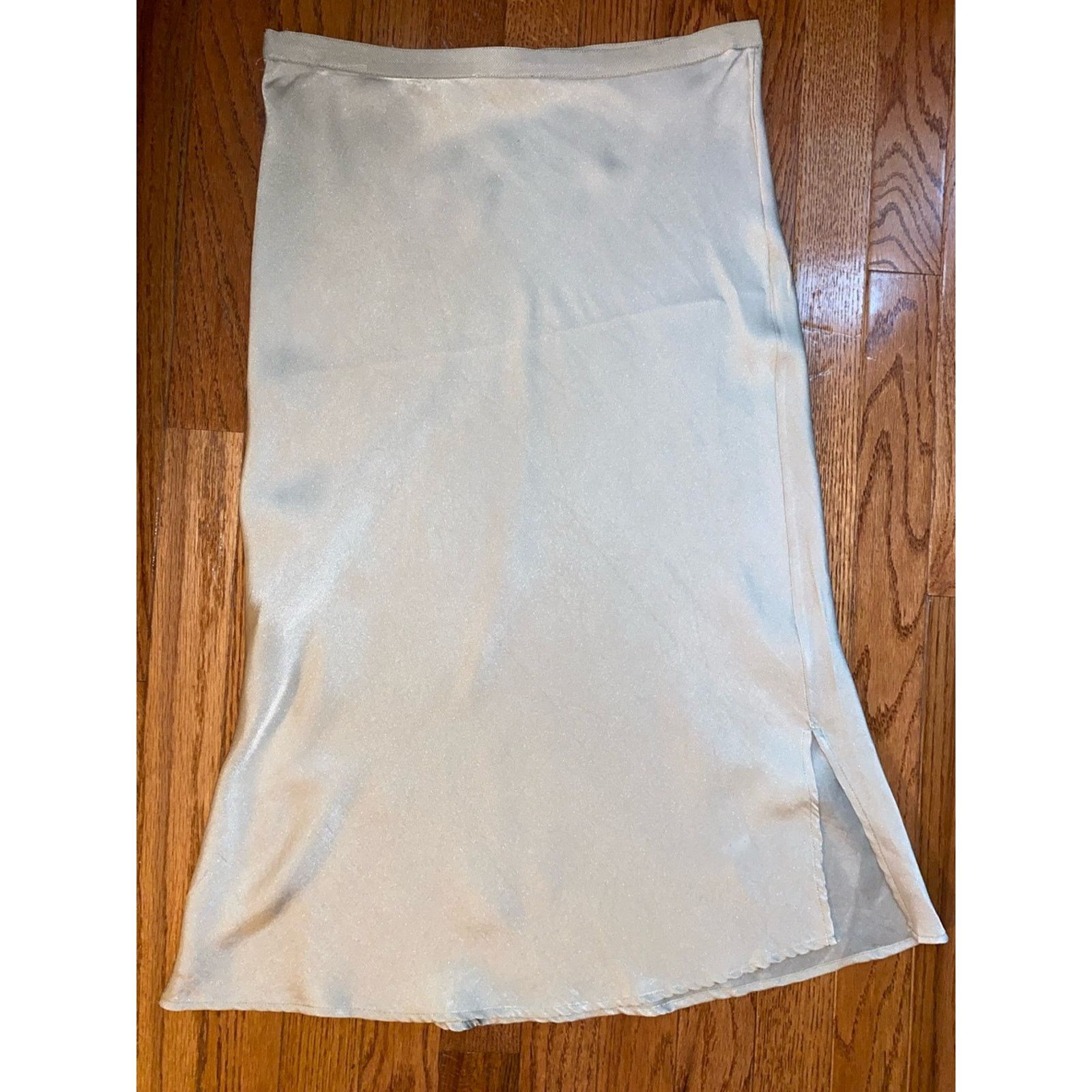 Anine Bing Anine Bing $300 Biege Satin Erin Silk Skirt MEDIUM EUC Size 30" / US 8 / IT 44 - 10 Thumbnail