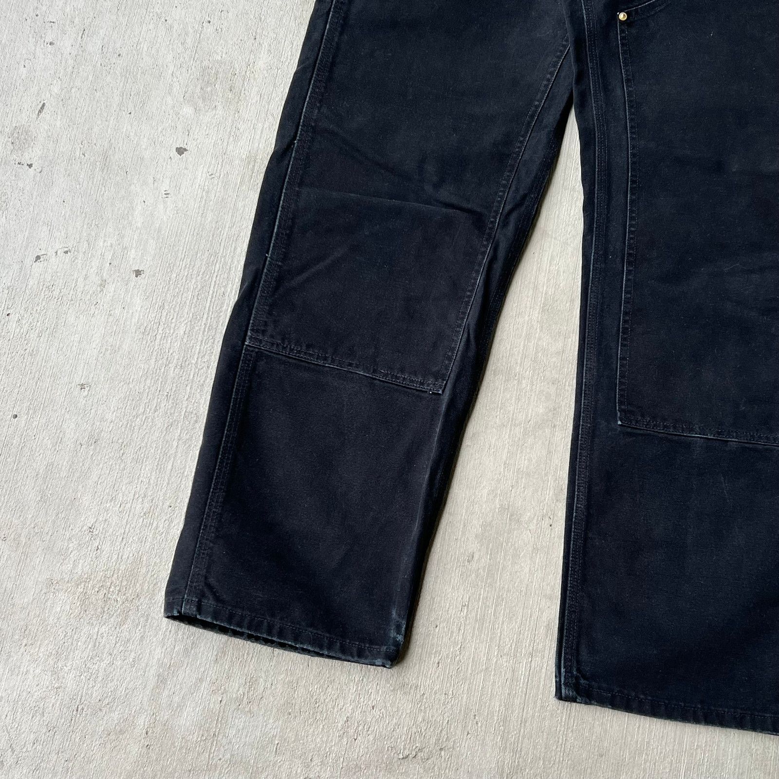 Carhartt × Vintage Carhartt black double knee work wear carpenter pants Size US 32 / EU 48 - 5 Thumbnail