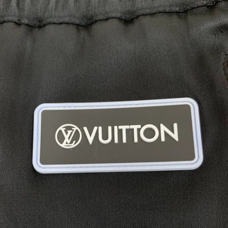 Louis Vuitton Louis Vuitton 22 black logo drawstring leggings slacks pan Size US 34 / EU 50 - 6 Thumbnail
