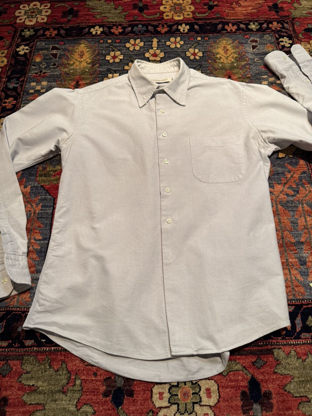 Raleigh Denim Raleigh Denim Grey Oxford Button Up (M) Size US M / EU 48-50 / 2 - 1 Thumbnail