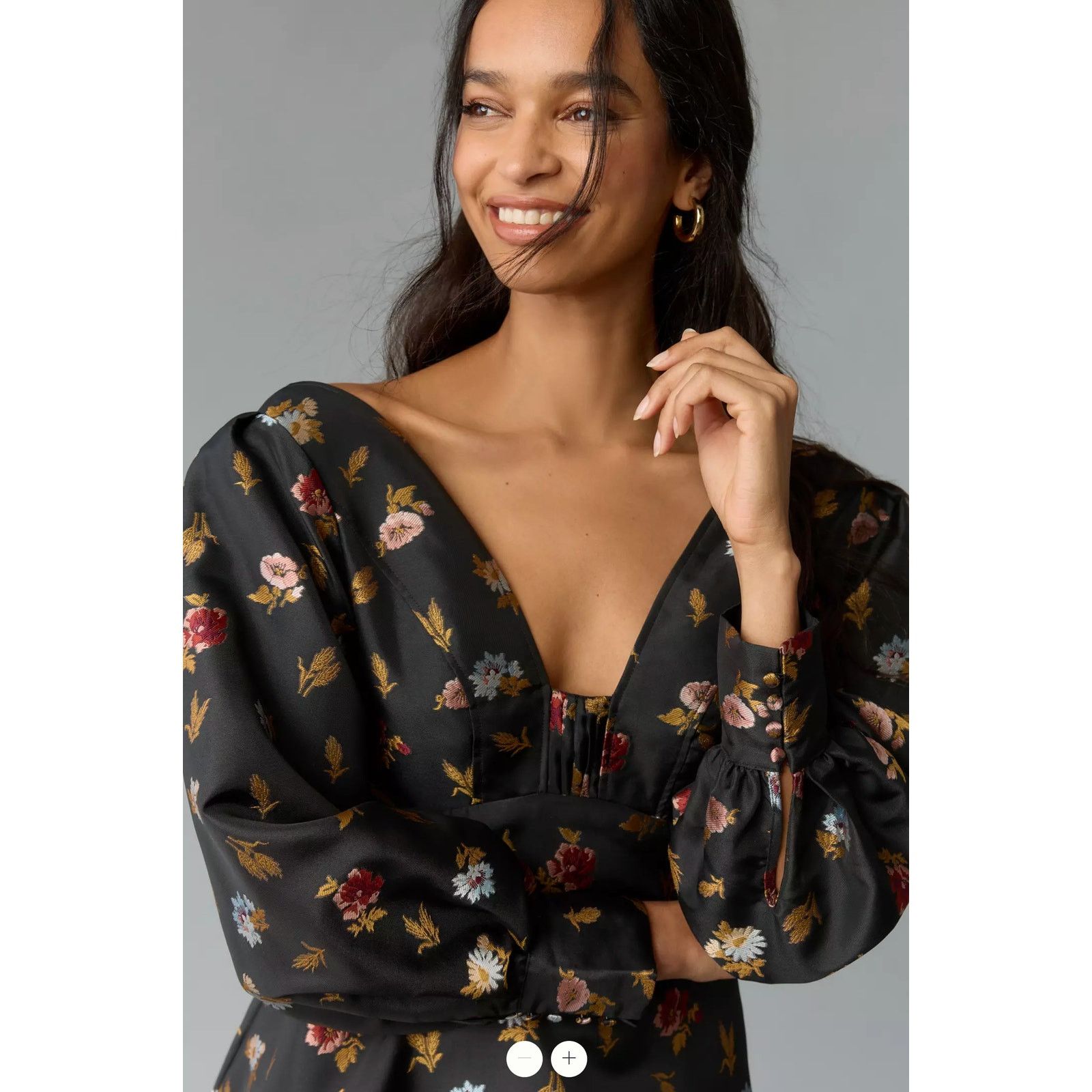 Anthropologie Maeve Sculpted V-Neck A-Line Mini Dress Size 4 Size S / US 4 / IT 40 - 4 Thumbnail
