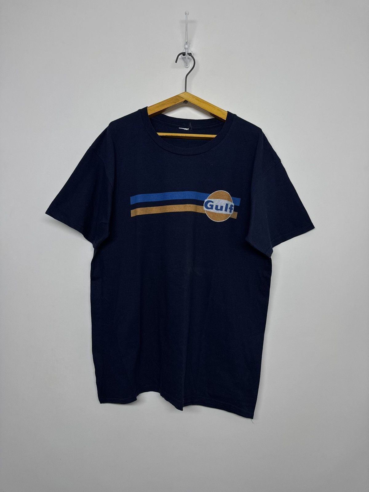 Vintage Vintage Gulf Racing T-Shirt 90’s Size US L / EU 52-54 / 3 - 2 Thumbnail