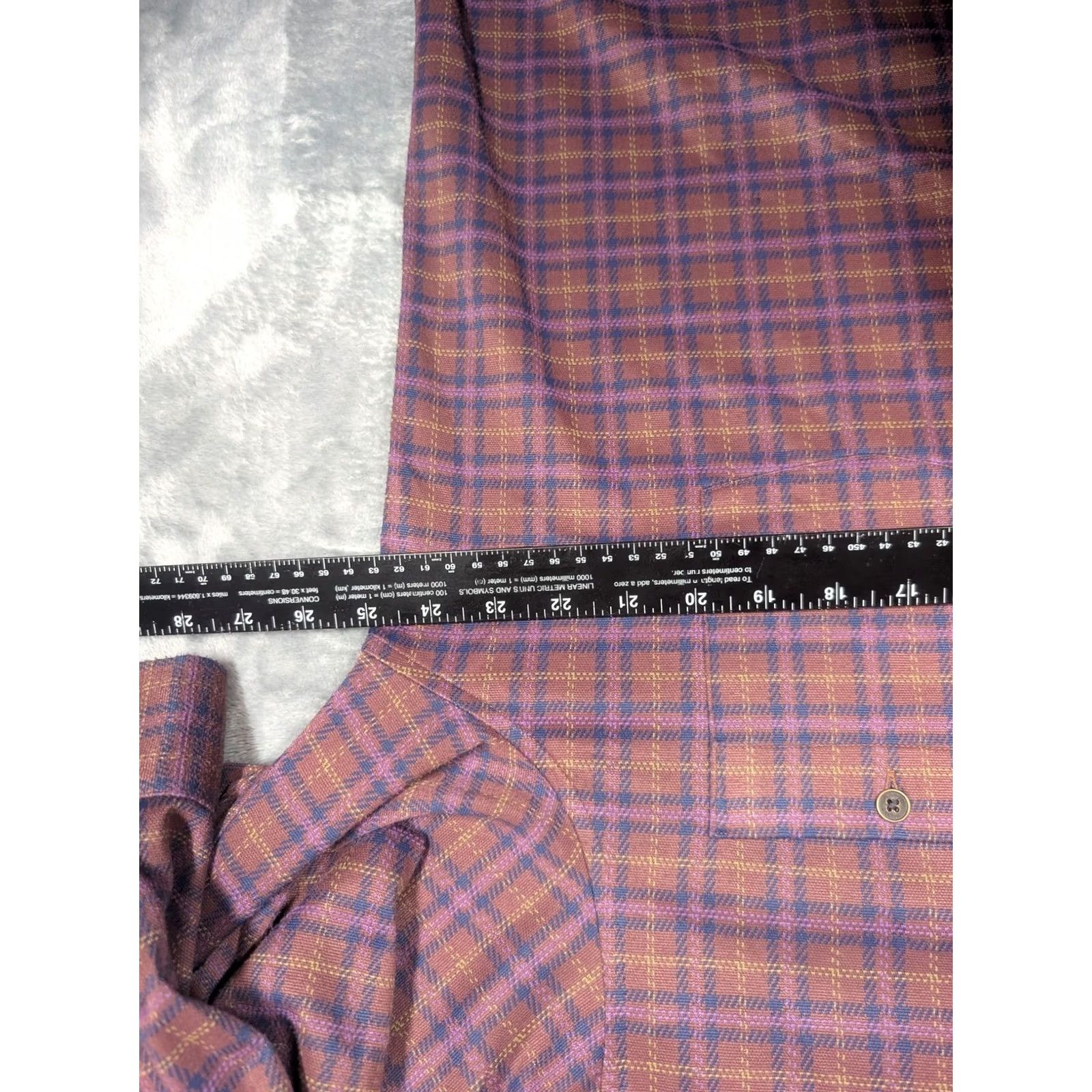 Rhone Rhone Shirt Mens XL Red Plaid Flannel Long Sleeve Button Up Casual Stretch Size US XL / EU 56 / 4 - 3 Thumbnail
