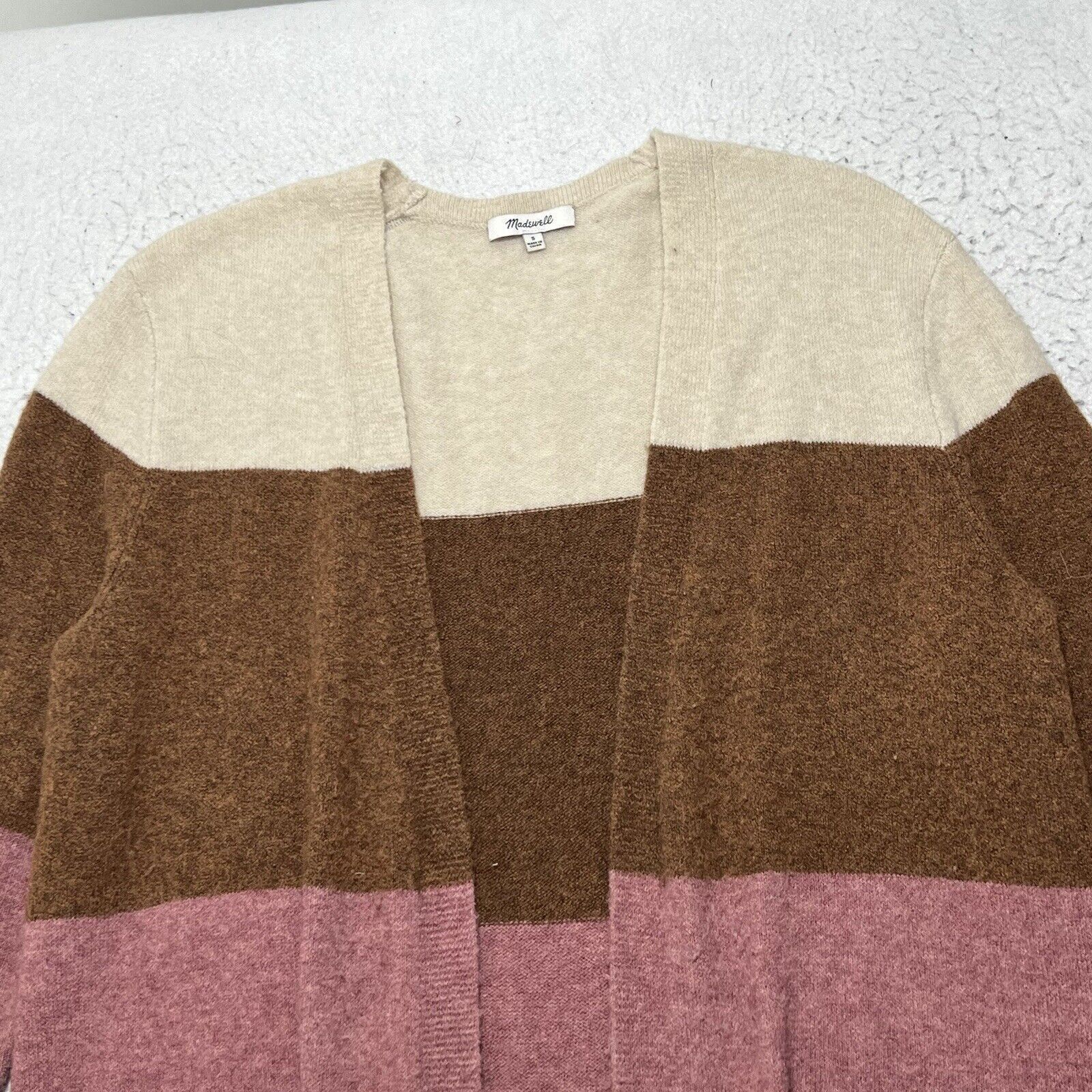 Madewell Madewell Kent Small Wool Alpaca Blend Cardigan Sweater Size S / US 4 / IT 40 - 2 Thumbnail