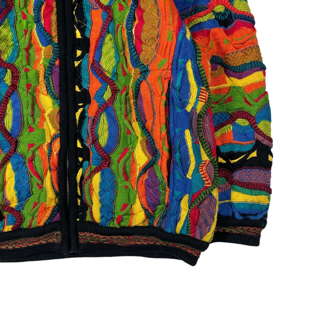 Coogi × Vintage VINTAGE COOGI 90’s ZIPPER KNITWEAR SWEATER Size US M / EU 48-50 / 2 - 4 Thumbnail