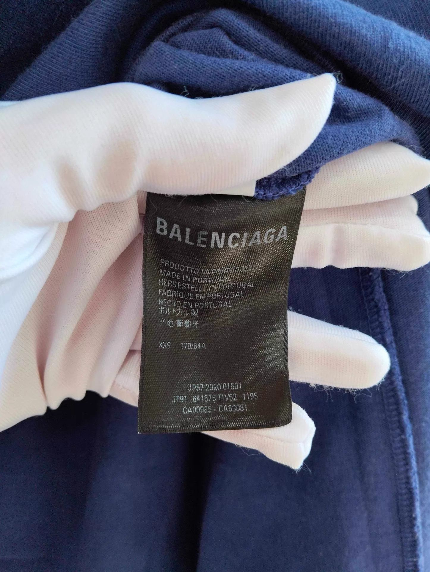Balenciaga Balenciaga Coke Short Sleeve T-Shirt Deep Blue XXS Size US XXS / EU 40 - 4 Thumbnail
