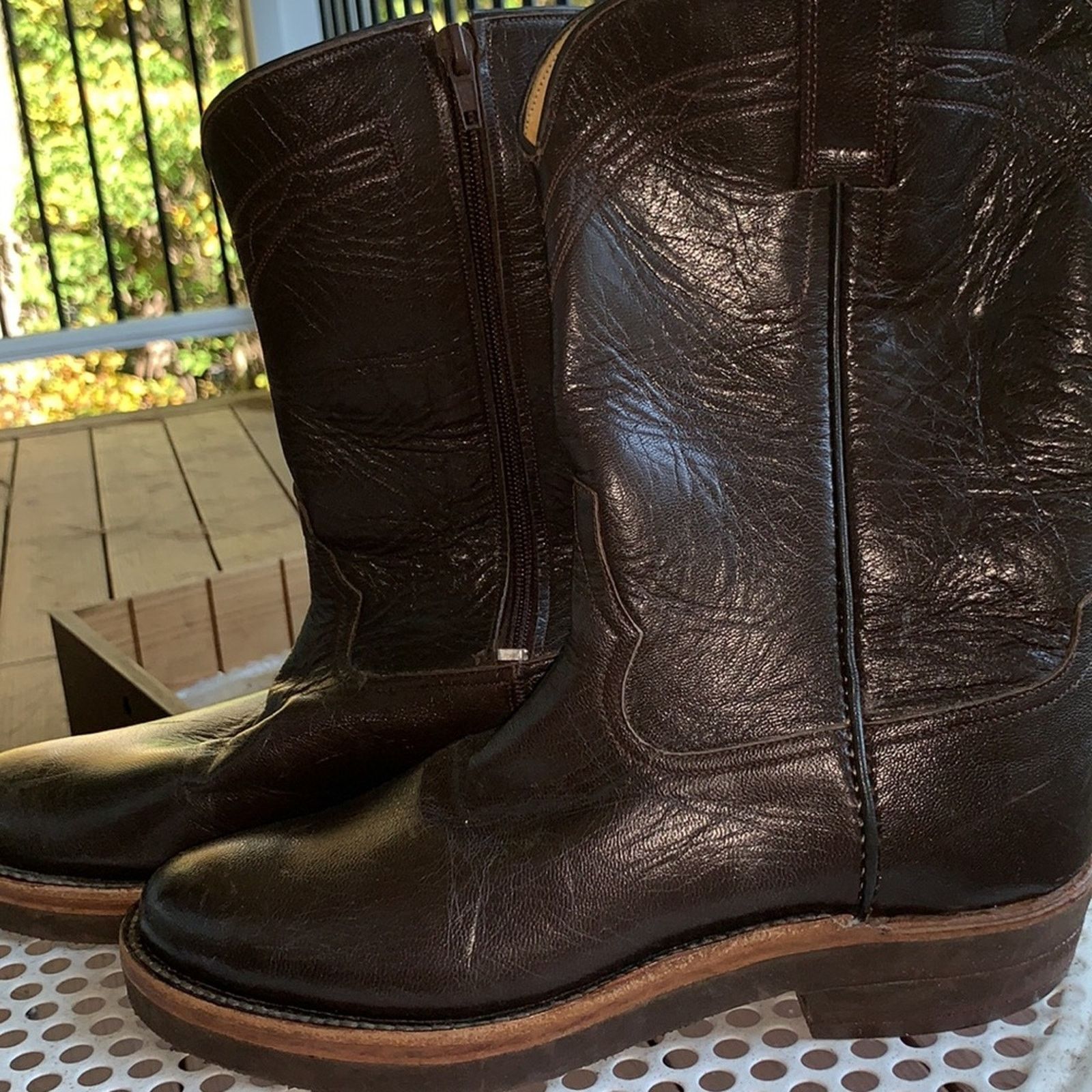 Vintage Mandujano custom made cowboy western boots Size US 8 / IT 38 - 4 Thumbnail