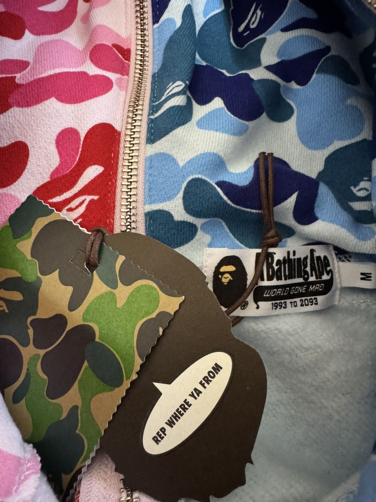 Bape ABC Camo Separate Shark Full Zip Hoodie Size US M / EU 48-50 / 2 - 9 Thumbnail