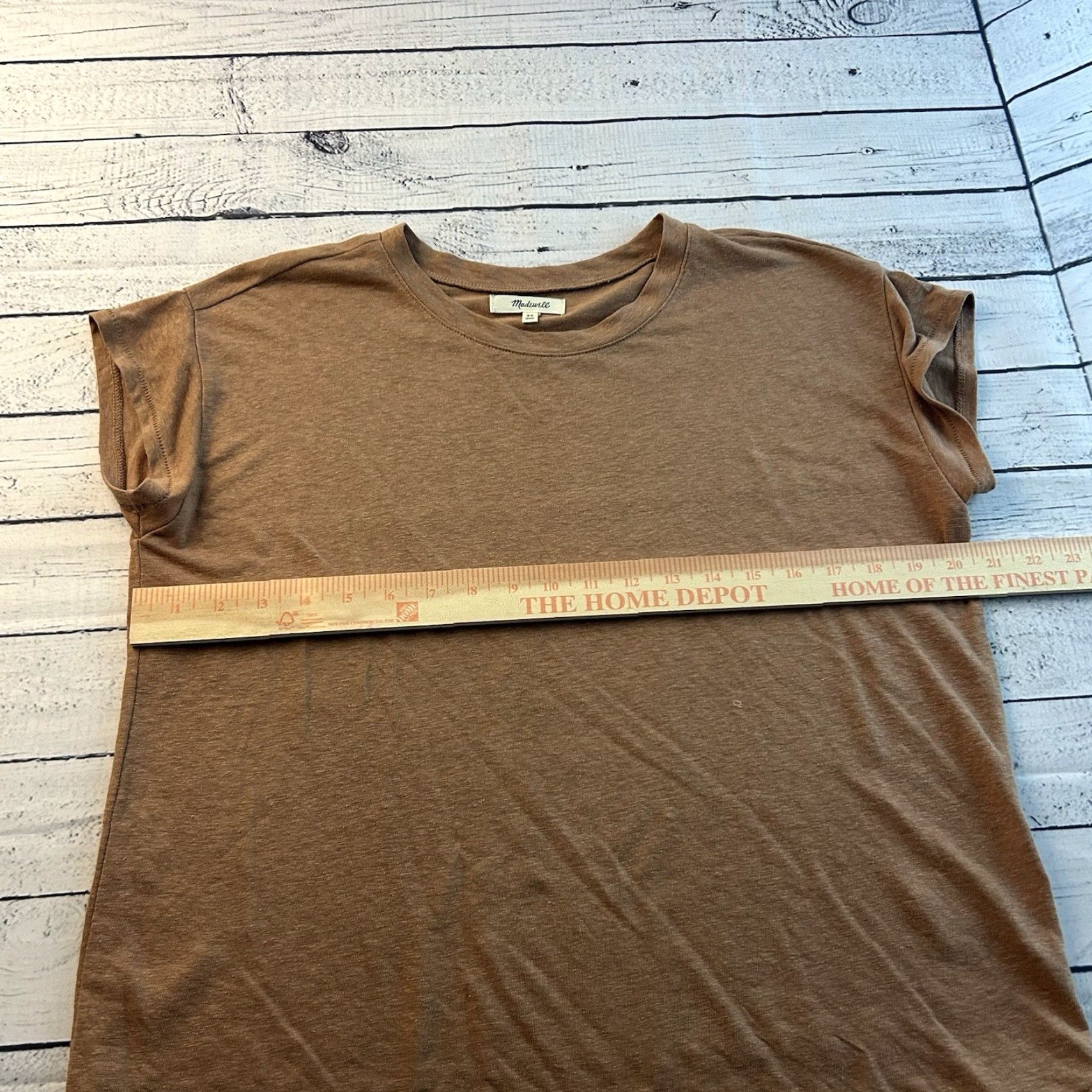 Madewell Madewell Linen Blend Short Sleeve Top Women's XS Tan Brown Shirt Blouse Adult XS Brown Linen Blend Madewell Shirt Womens XS Brown 1960s? Size XS / US 0-2 / IT 36-38 - 4 Thumbnail