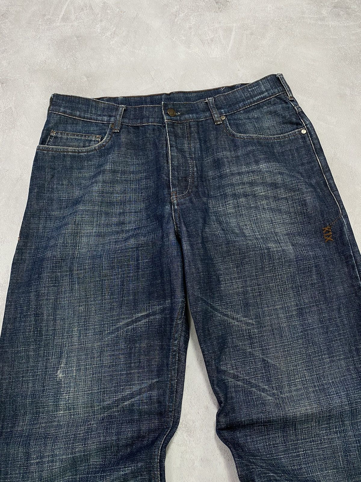 Japanese Brand × Vintage Vintage Jeans K1X Distressed flared denim japan style 36 Size US 36 / EU 52 - 3 Thumbnail