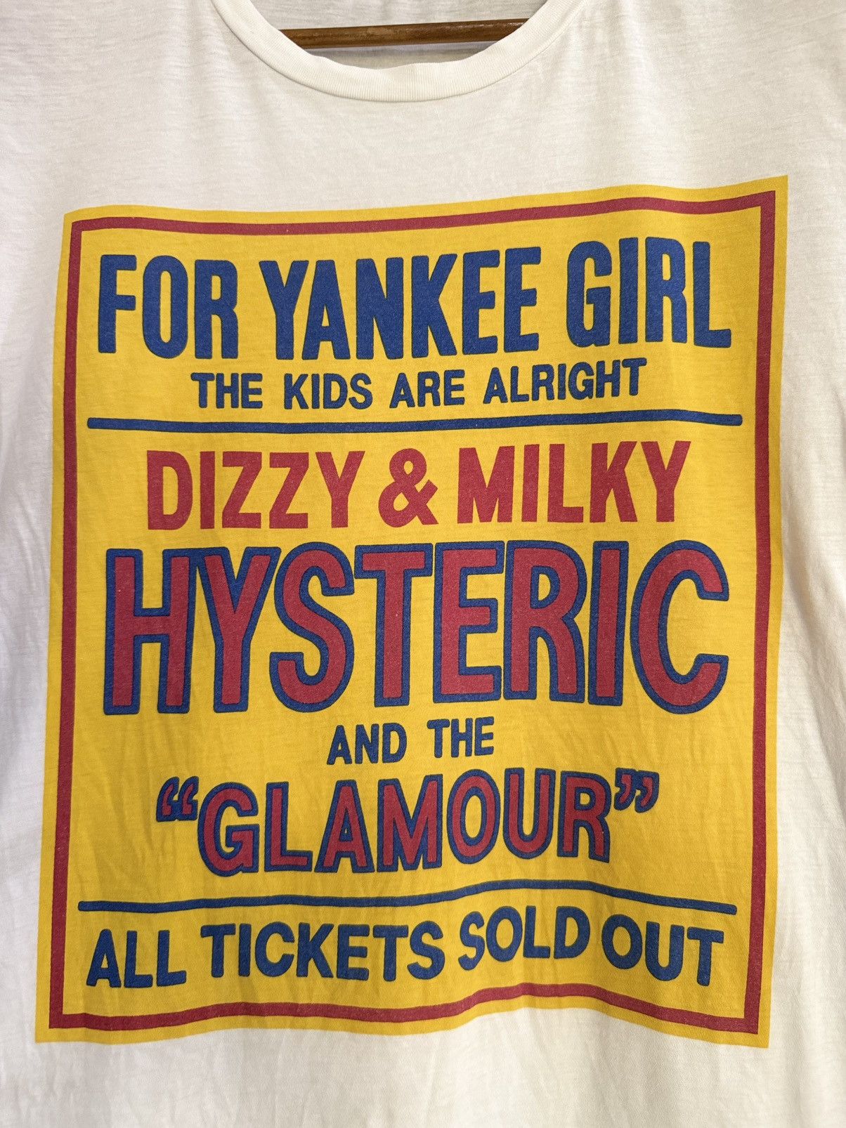 Hysteric Glamour For Yankee Girl Hysteric Glamour Dizzy Milky Japan Tee Size US M / EU 48-50 / 2 - 2 Thumbnail