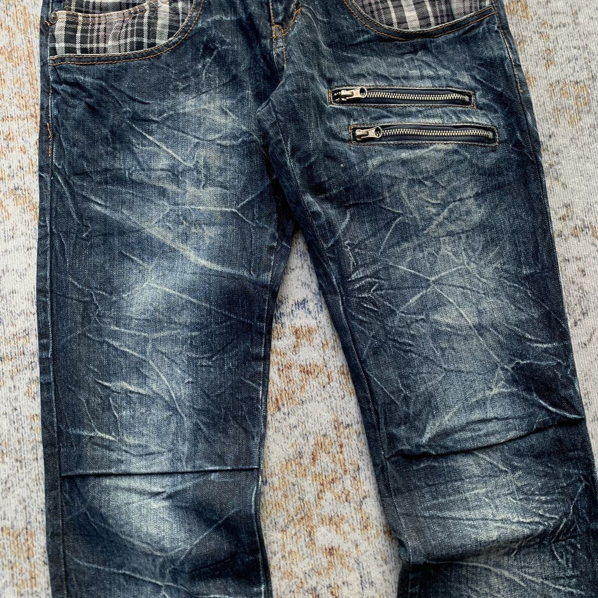 Japanese Brand Rare Vintage Japanese Nylaus Double Waist Artisan Jeans Size US 30 / EU 46 - 3 Thumbnail