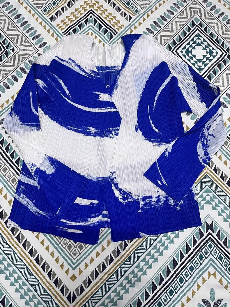 Issey Miyake Issey Miyake Wave coat Size L / US 10 / IT 46 - 2 Thumbnail