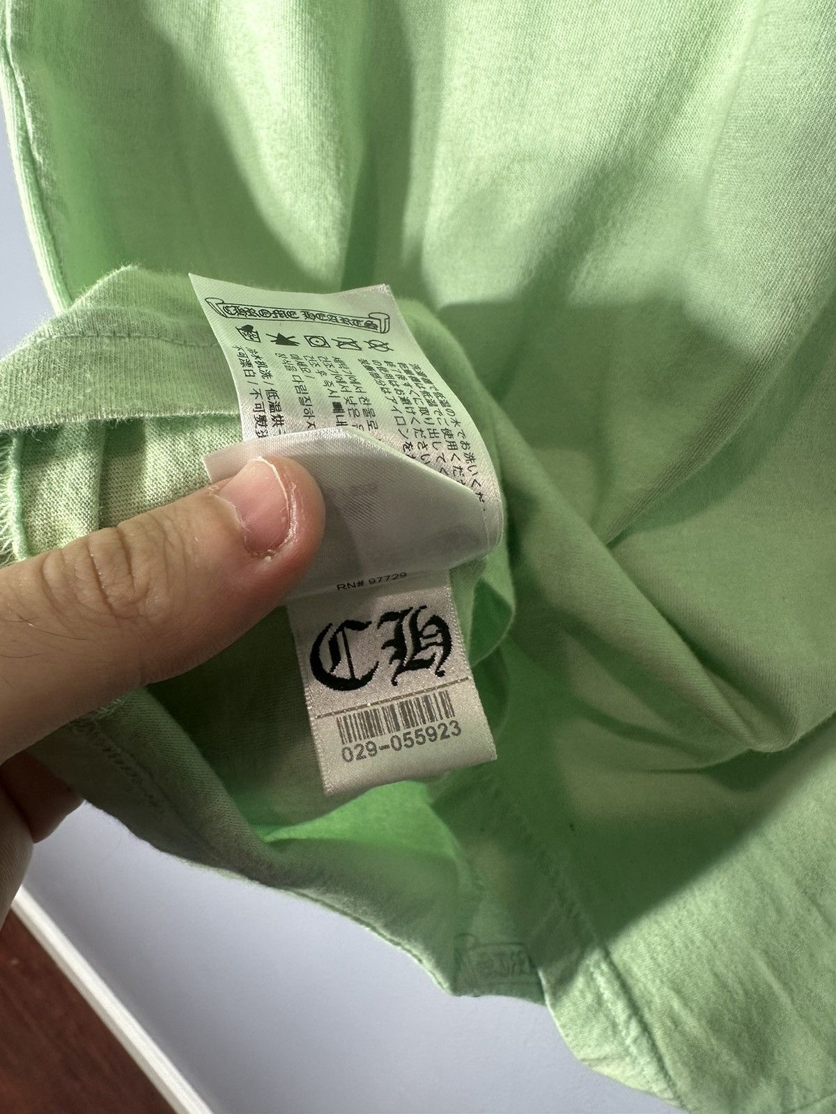 Chrome Hearts Chrome hearts green neck logo long sleeve Size US S / EU 44-46 / 1 - 4 Thumbnail