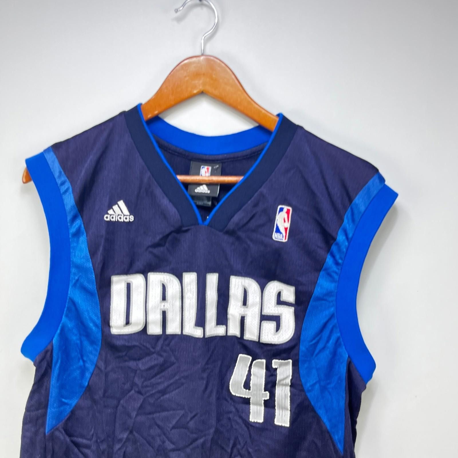 Adidas Vintage Dallas Mavericks Dirk Nowitzki Jersey Small Size ONE SIZE - 2 Thumbnail
