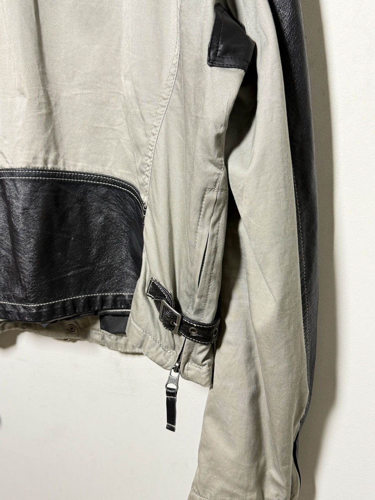 Giorgio Armani Armani y2k Moto Jacket Size US XL / EU 56 / 4 - 10 Thumbnail