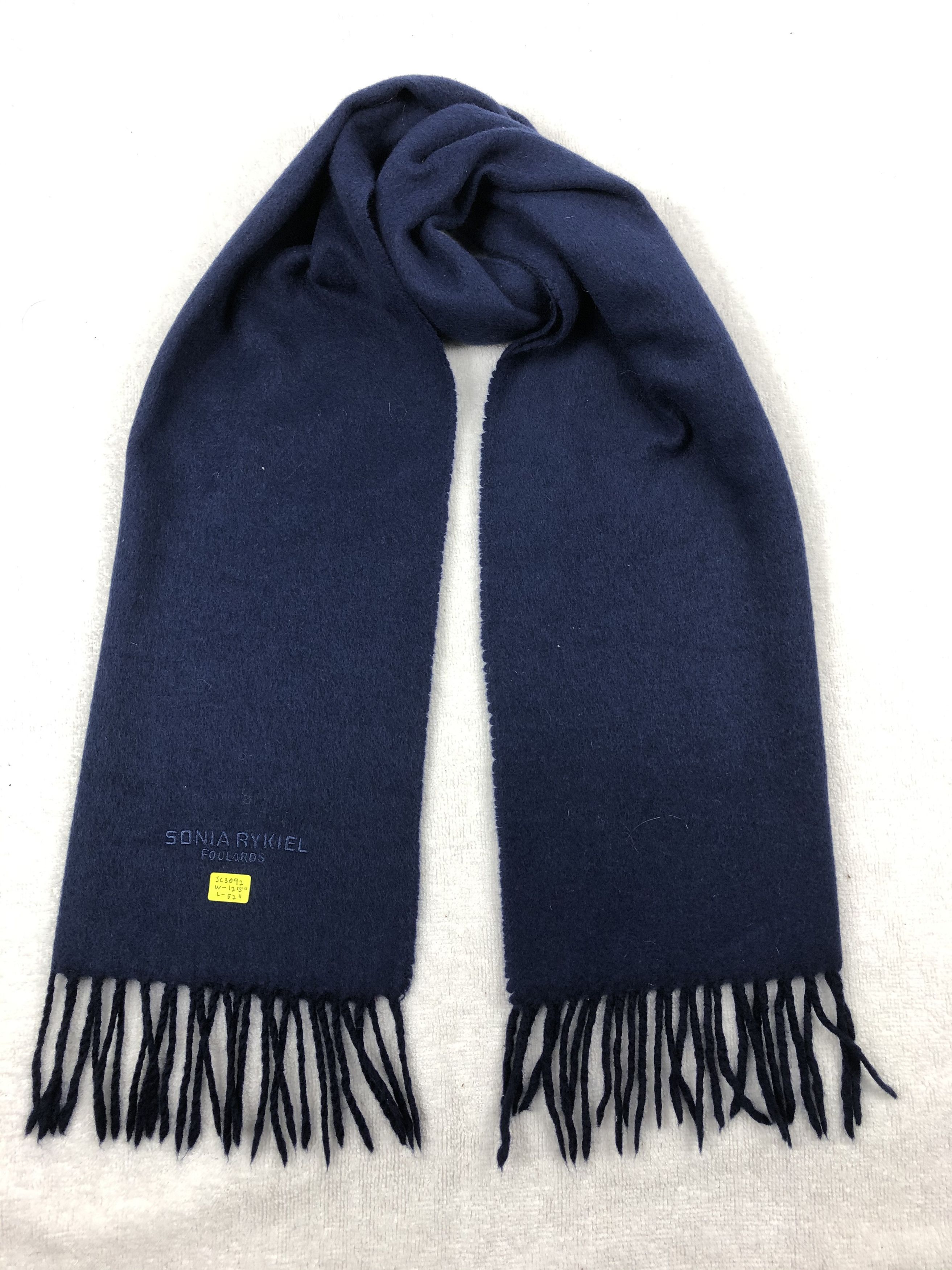 Sonia Rykiel × Vintage Sonia Rykiel Cashmere Scarf / Muffler / Neckwear Size ONE SIZE - 1 Thumbnail