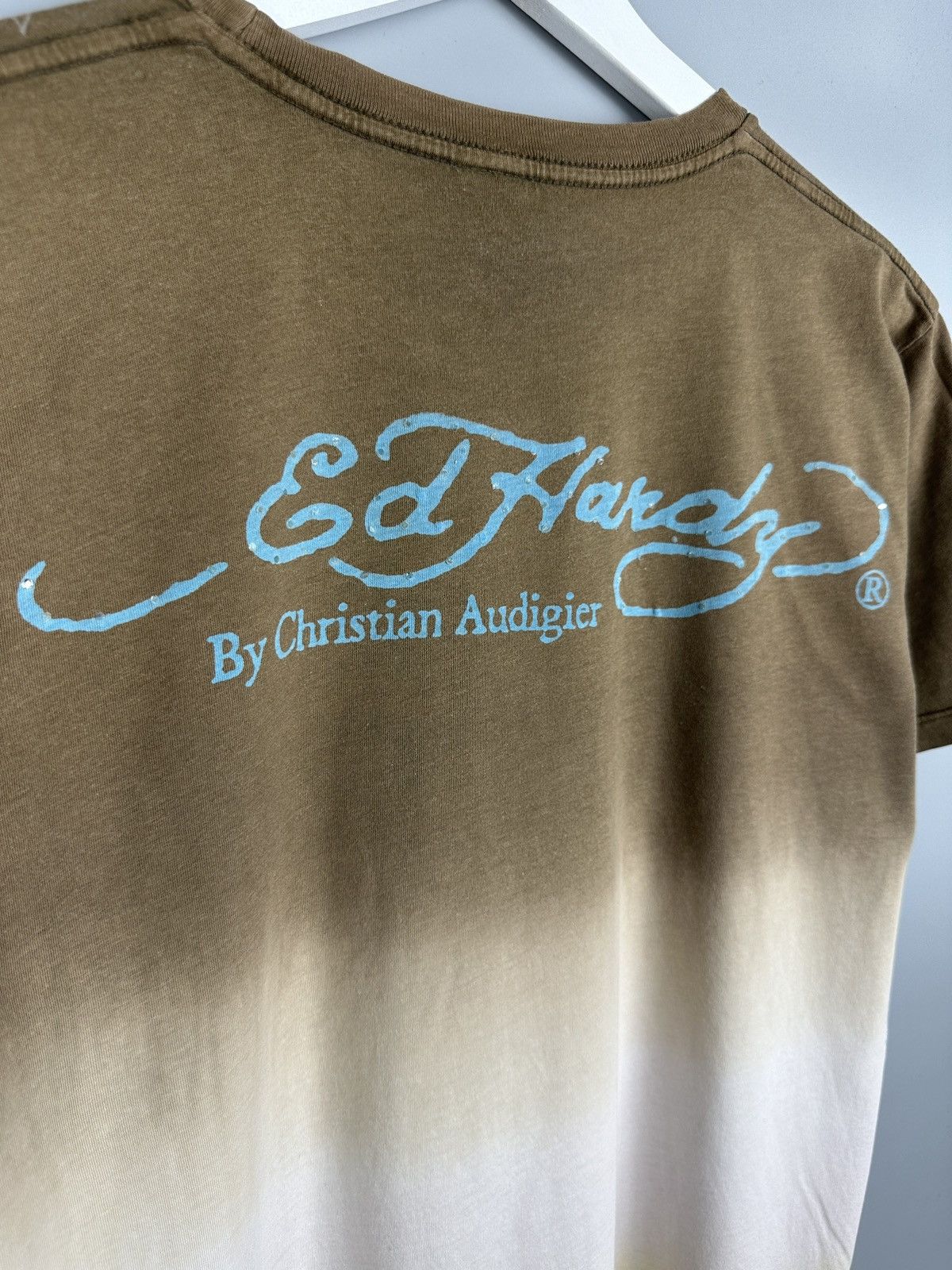 Ed Hardy Y2K Ed Hardy Skull Affliction Opium TShirt Tee Rhinestones Size US M / EU 48-50 / 2 - 16 Thumbnail