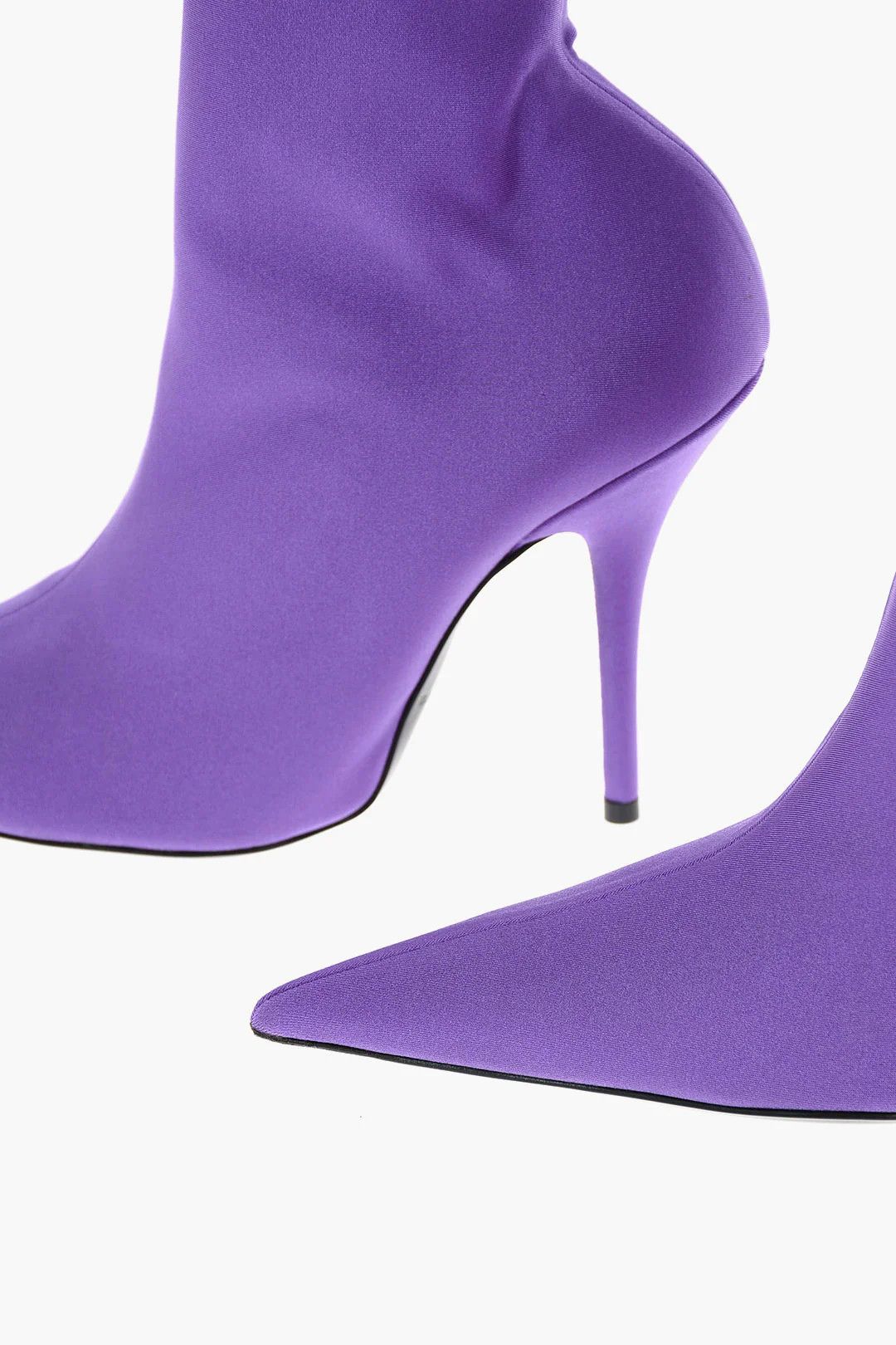 Balenciaga og1mm0326 Spandex Sock Ankle Boots in Purple Size US 9 / IT 39 - 4 Thumbnail