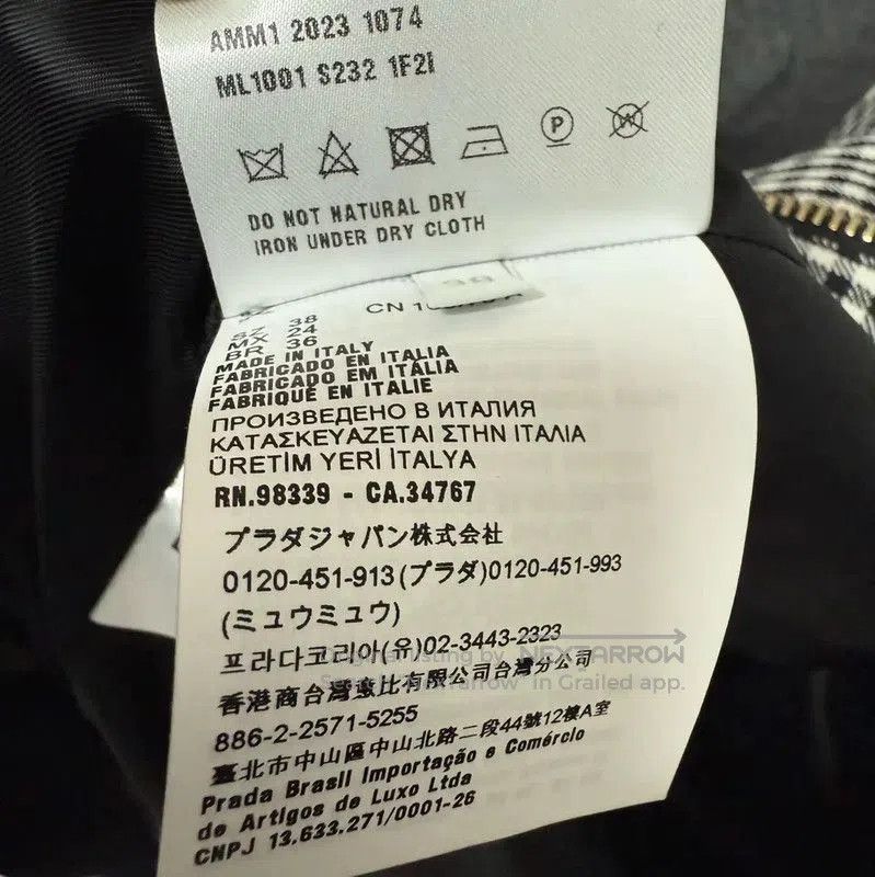 Miu Miu Miu Miu Black Cotton Women's Jacket . Size XS / US 0-2 / IT 36-38 - 7 Thumbnail